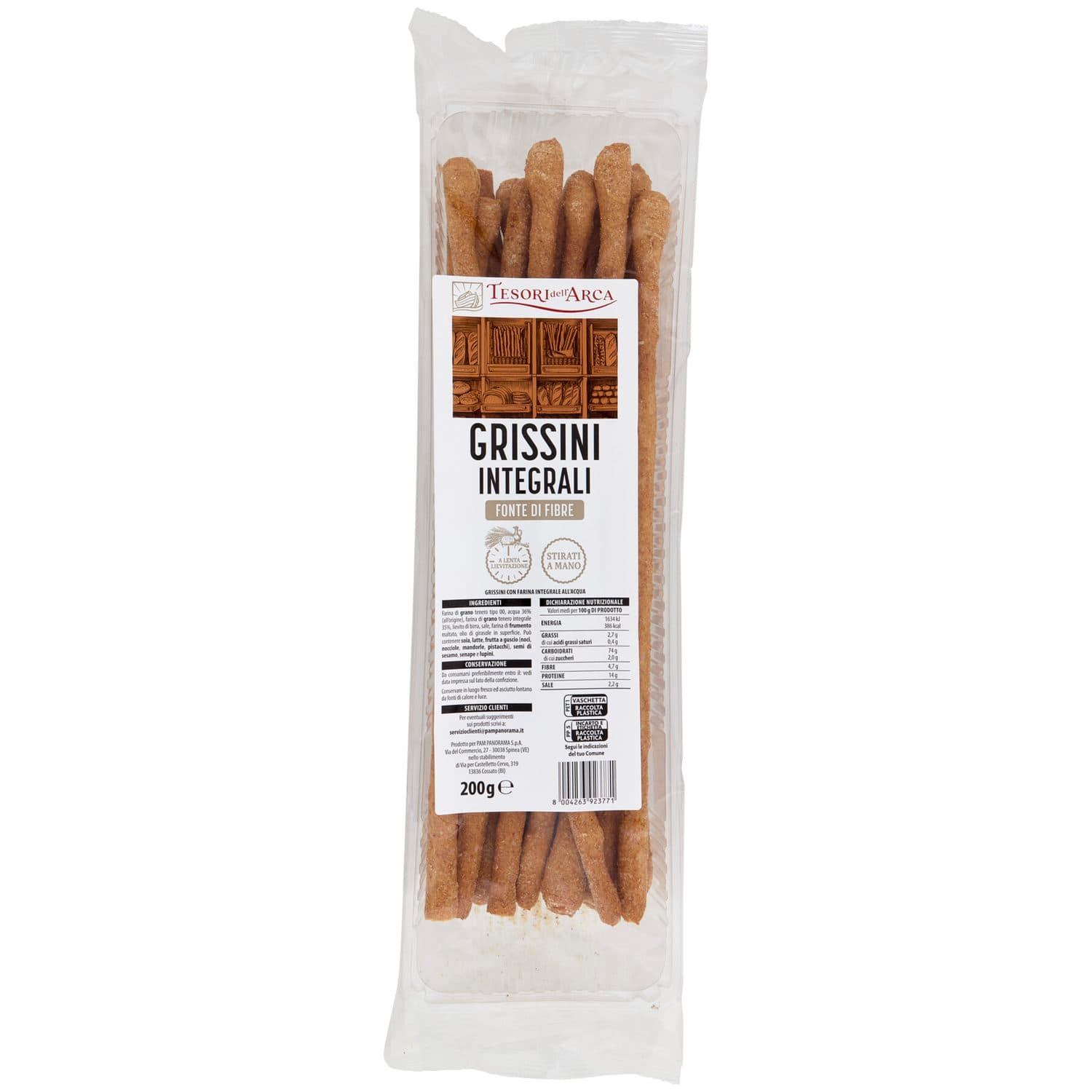 TESORI DELL'ARCA Grissini Integrali 200 g – immagine 2