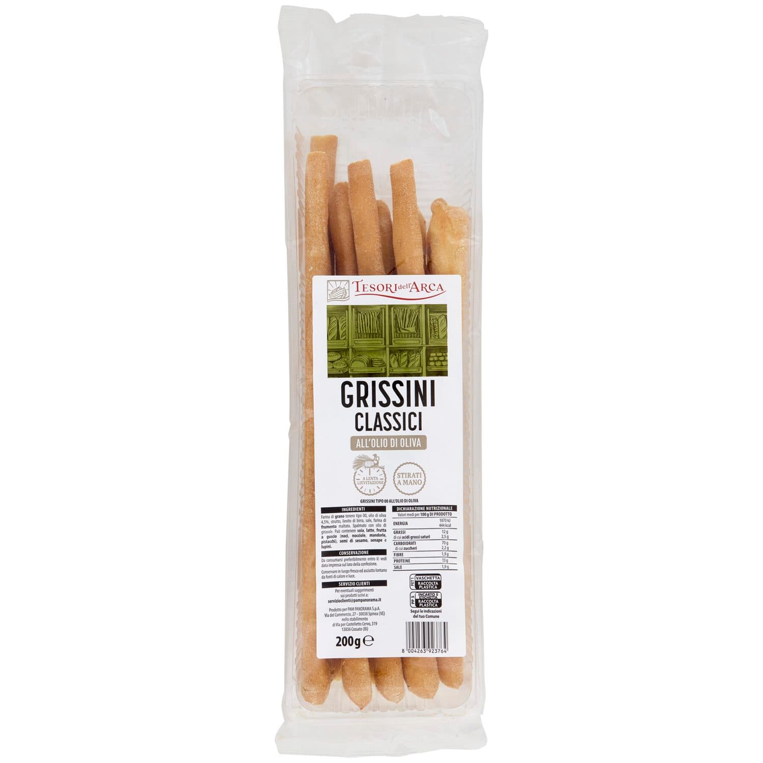 TESORI DELL'ARCA Grissini Classici 200 g – immagine 2