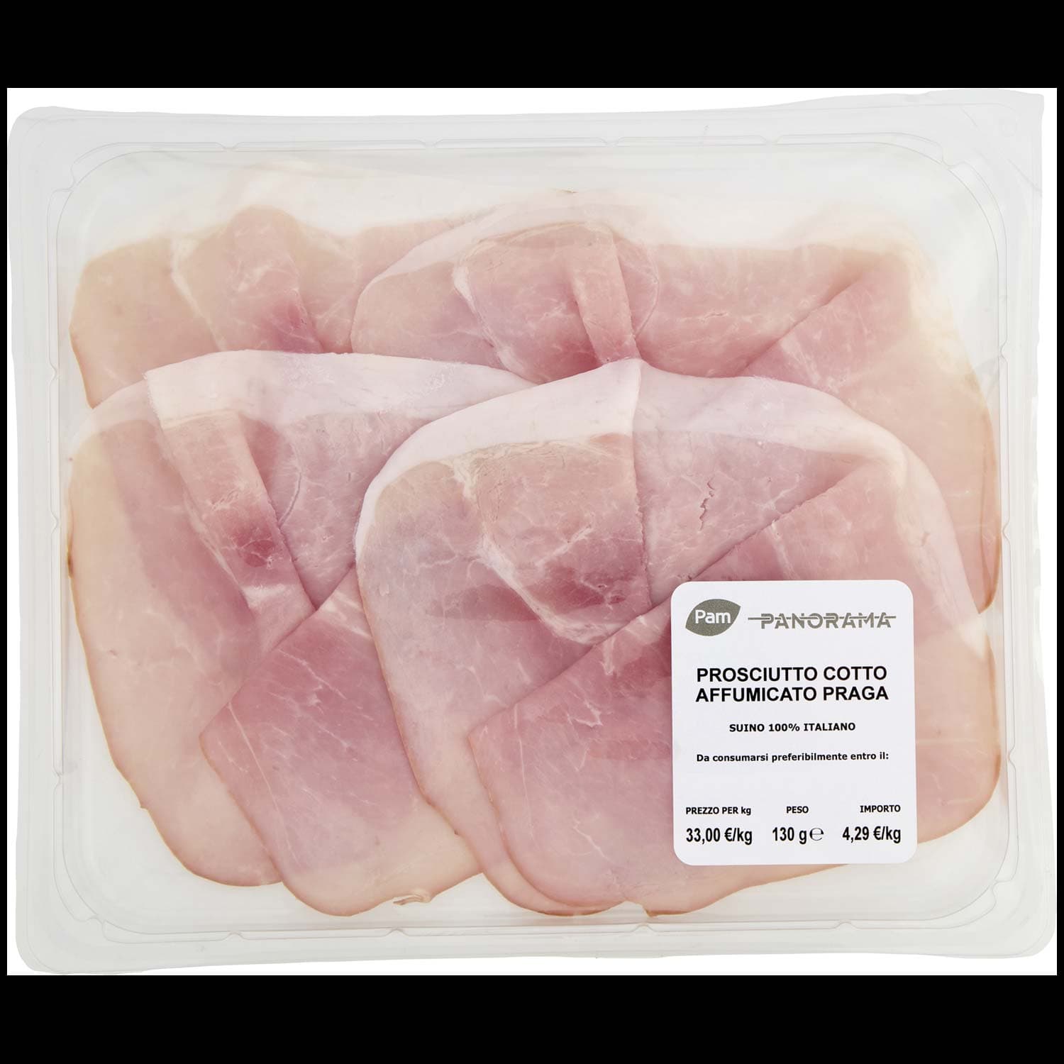 PAM PANORAMA Prosciutto Cotto Affumicato Praga 130 g – immagine 2