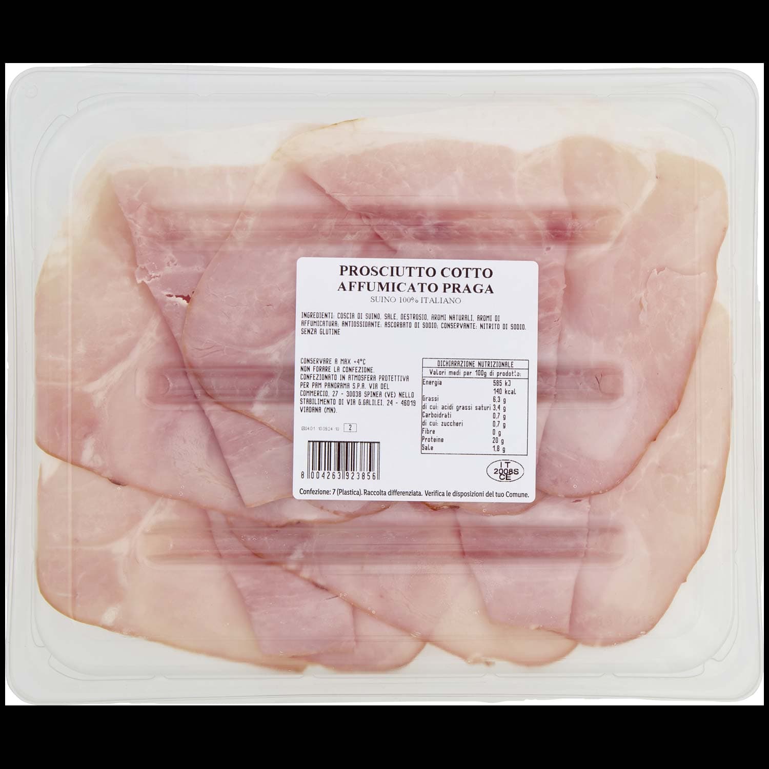 PAM PANORAMA Prosciutto Cotto Affumicato Praga 130 g – immagine 4