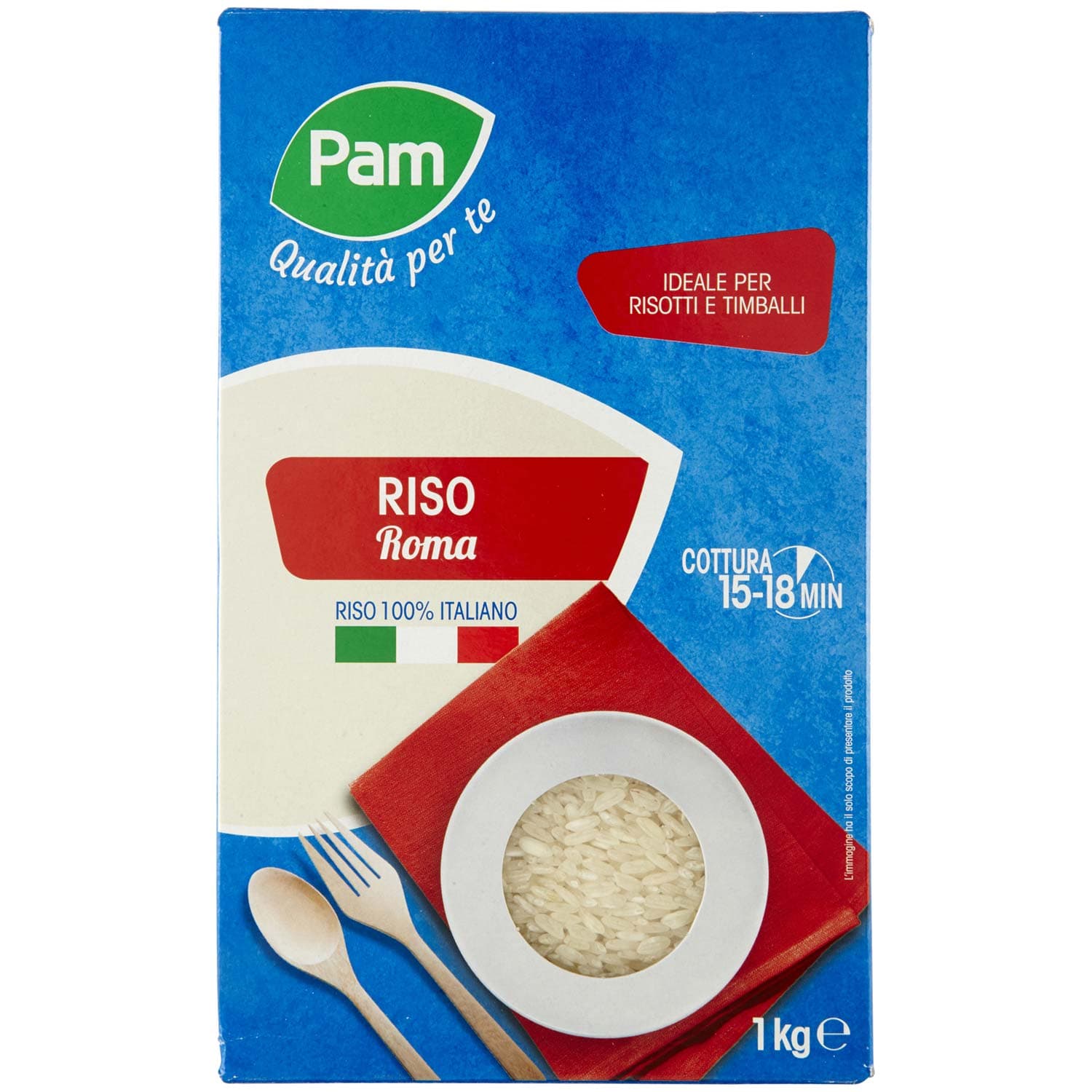 PAM Qualità per te Riso Roma 1 kg – immagine 2
