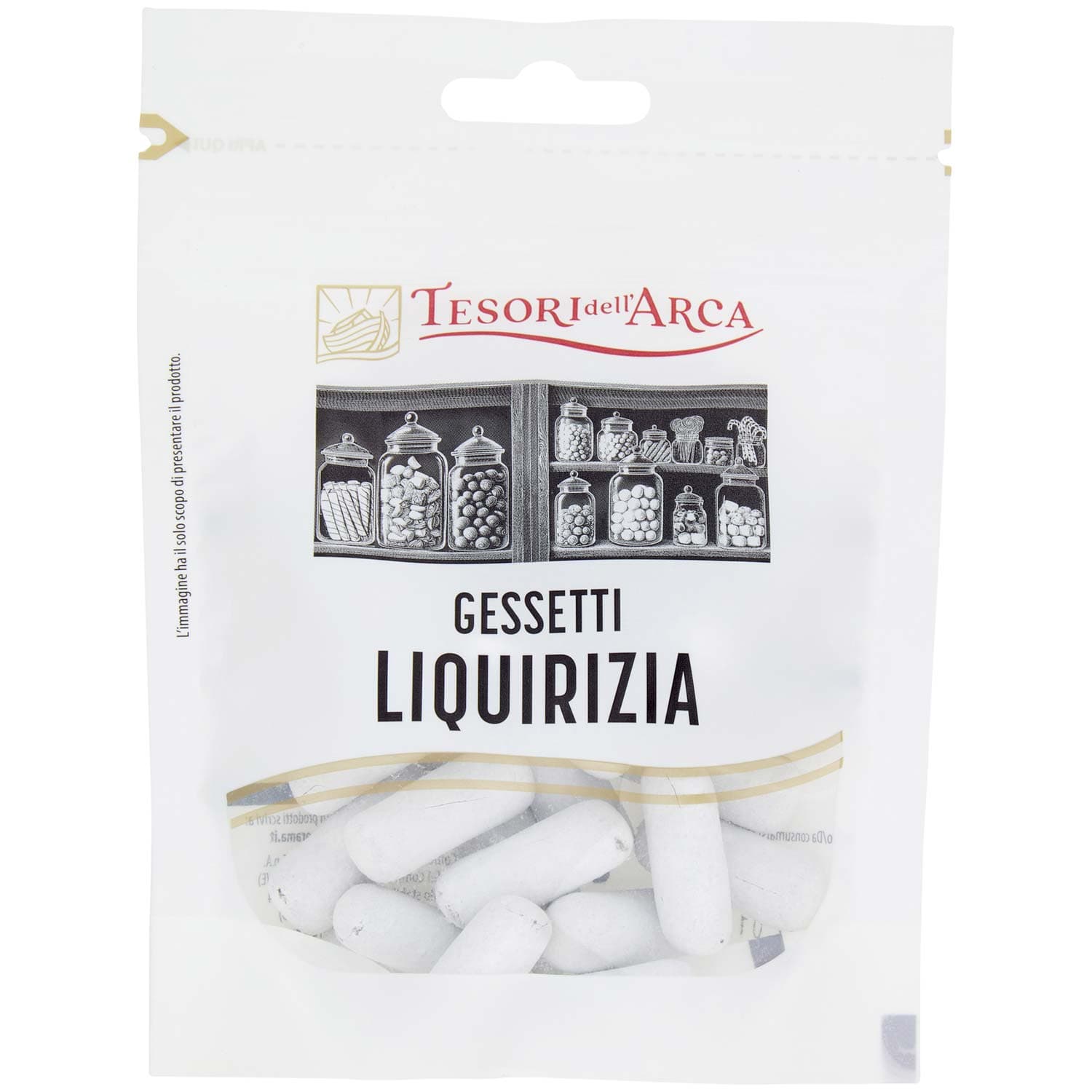 TESORI DELL'ARCA Gessetti Liquirizia 80 g – immagine 2