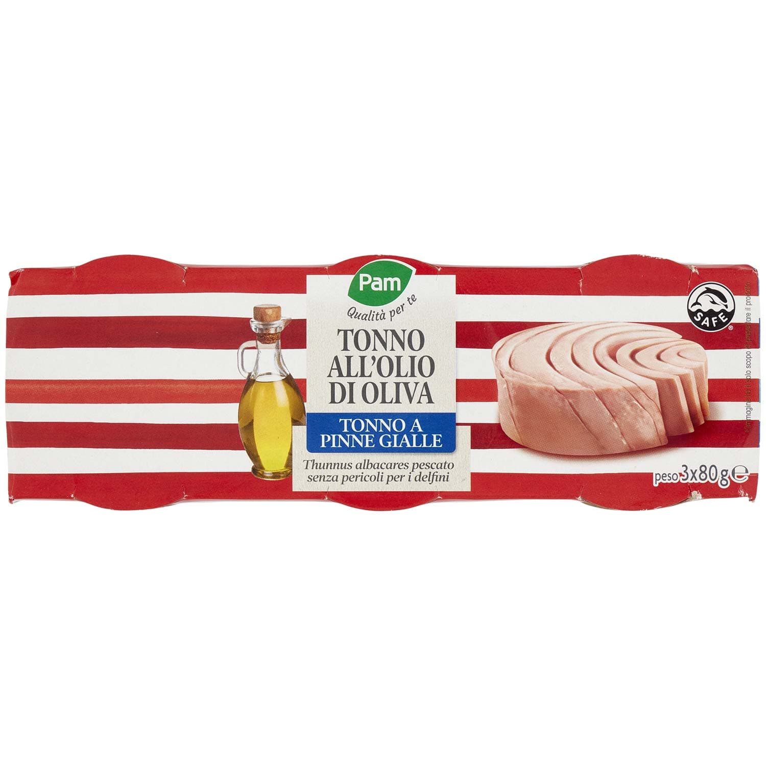 PAM Qualità per te Tonno all'Olio di Oliva 3 x 80 g – immagine 2
