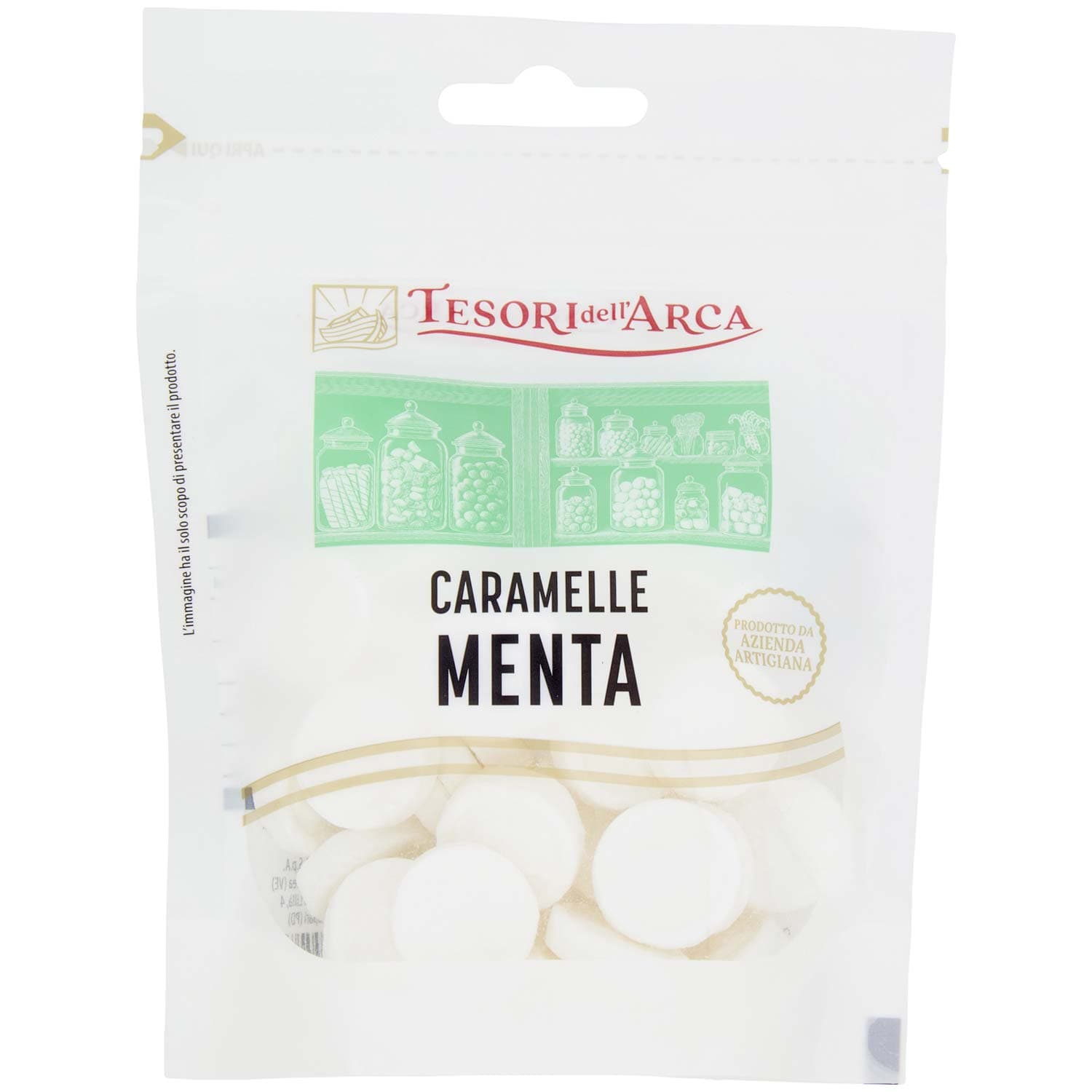 TESORI DELL'ARCA Caramelle Menta 80 g – immagine 2