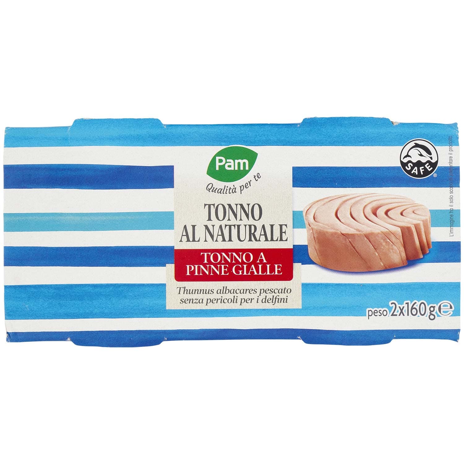 PAM Qualità per te Tonno al Naturale 2 x 160 g – immagine 2