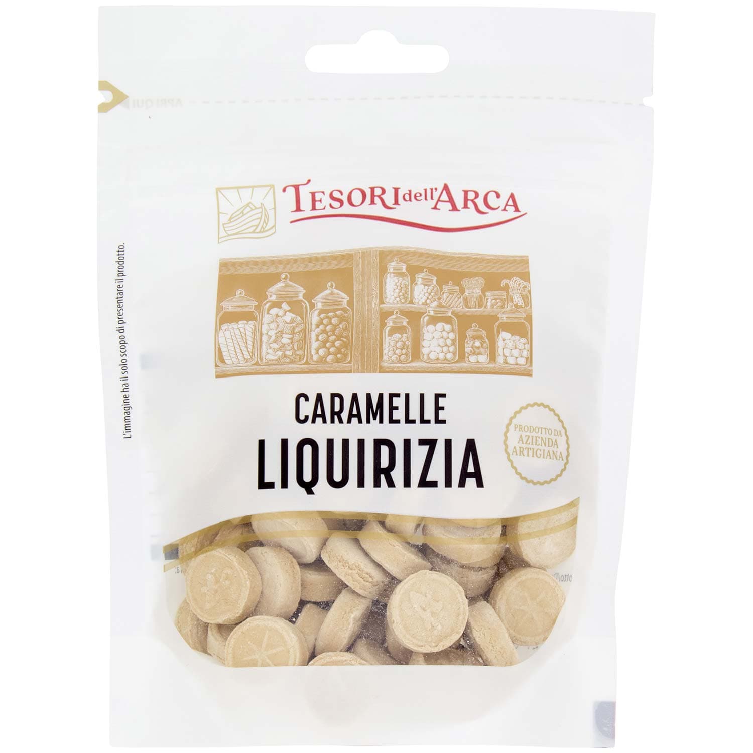TESORI DELL'ARCA Caramelle Liquirizia 80 g – immagine 2