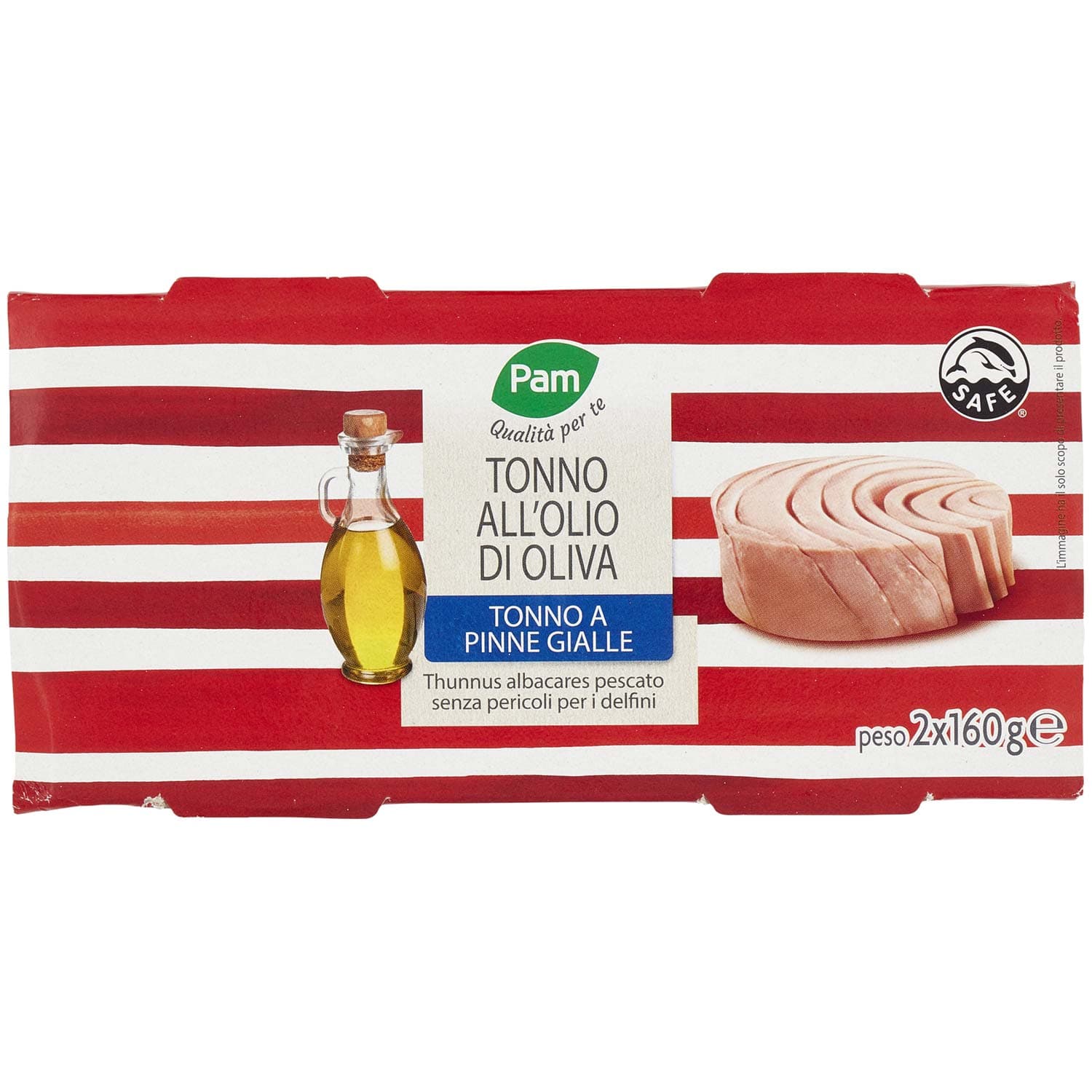 PAM Qualità per te Tonno all'Olio di Oliva 2 x 160 g – immagine 2