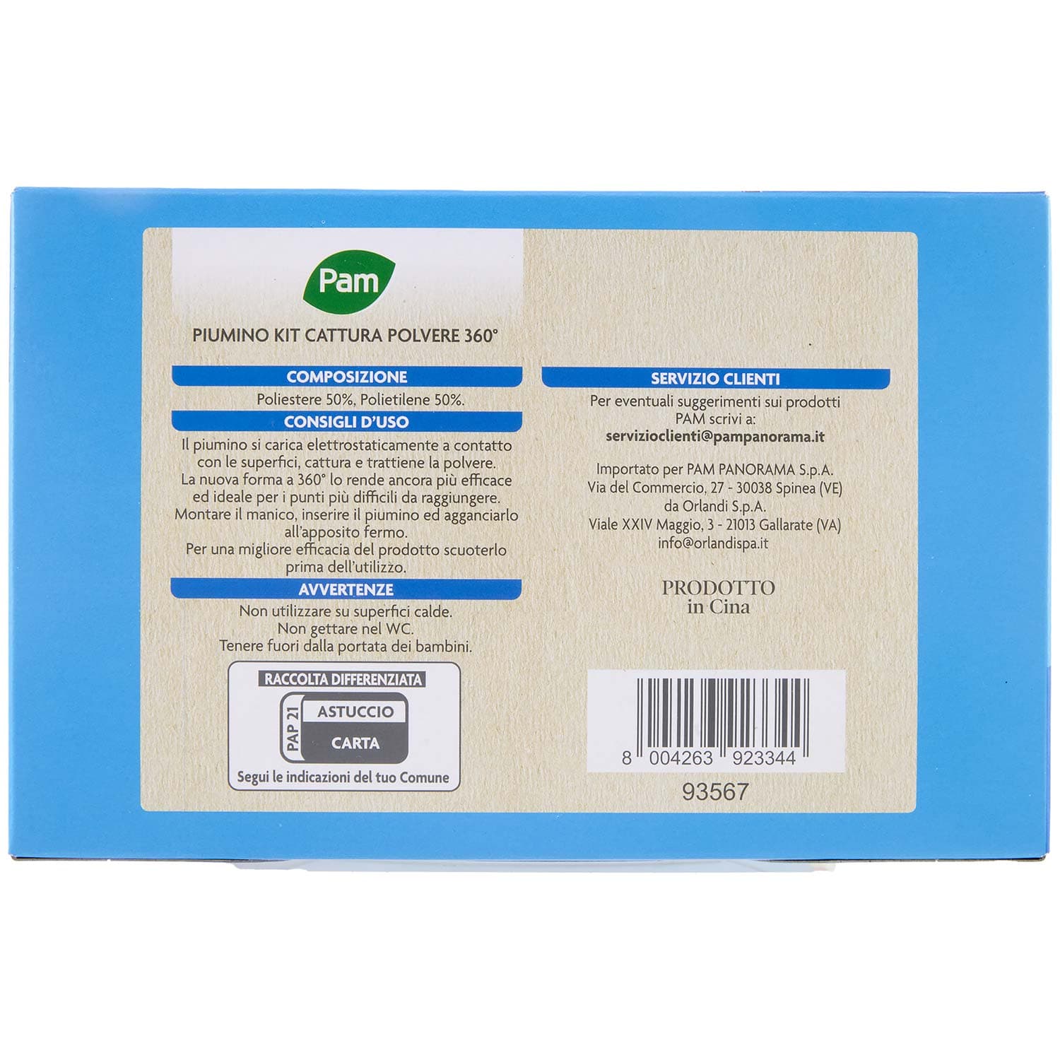 PAM Piumini Cattura Polvere Kit Completo 360° – immagine 4