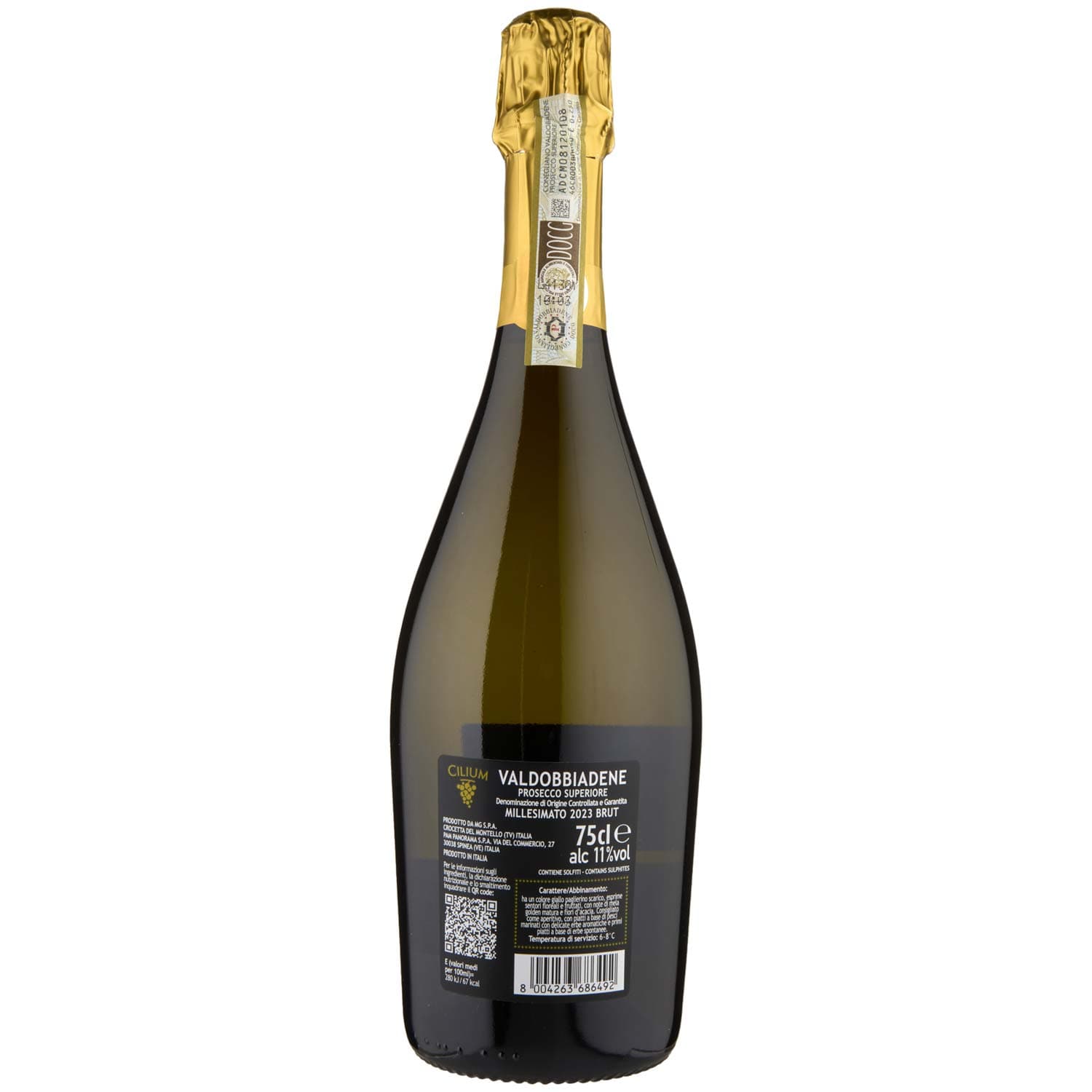 Valdobbiadene Prosecco Superiore DOCG millesimato brut - Cilium – immagine 4