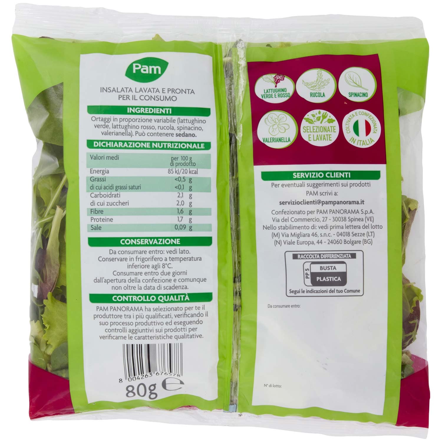 PAM Misticanza 80 g – immagine 4