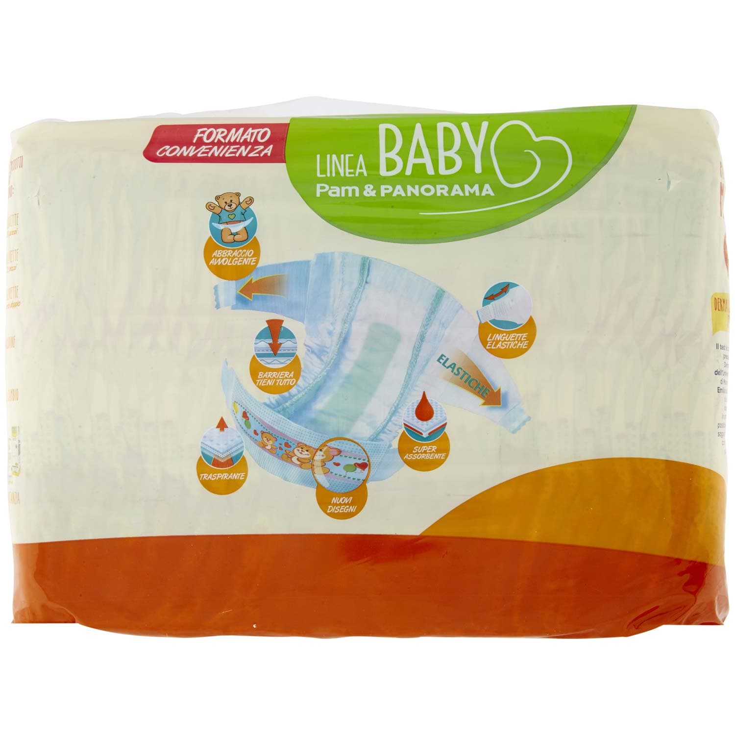 PAM PANORAMA Linea Baby Pannolini Maxi Taglia 4 7-18kg 20 + 20 pz – immagine 4