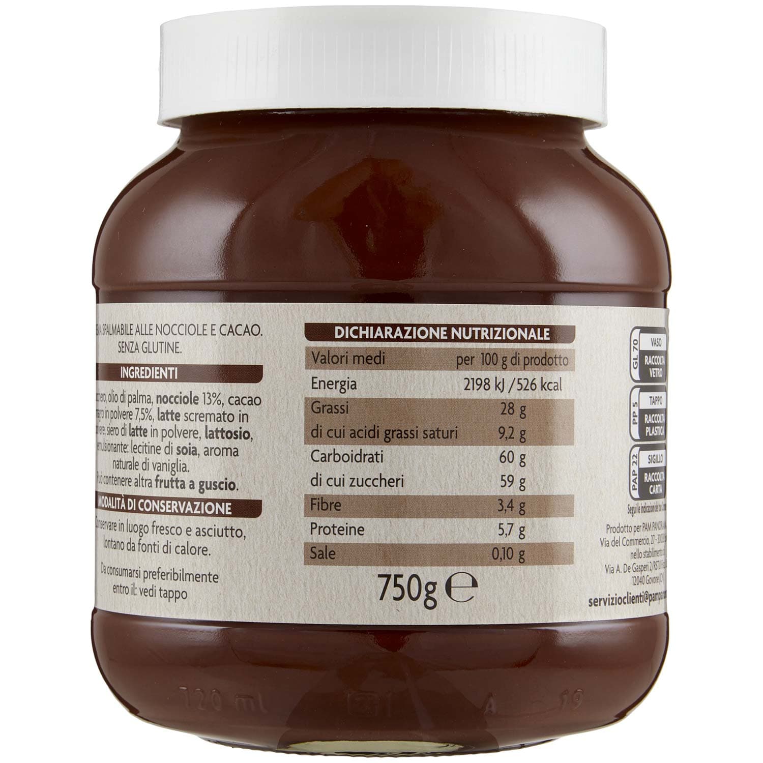 PAM PANORAMA Crema alle nocciole 750 g – immagine 4