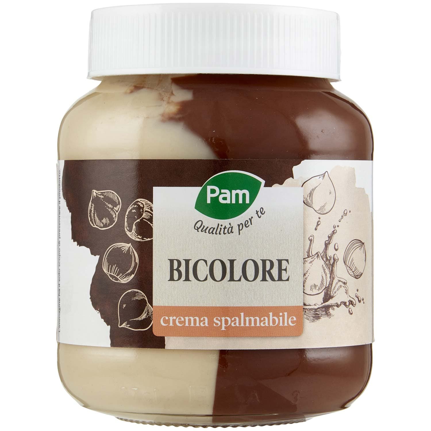 PAM Qualità per te Bicolore crema spalmabile 400 g – immagine 2