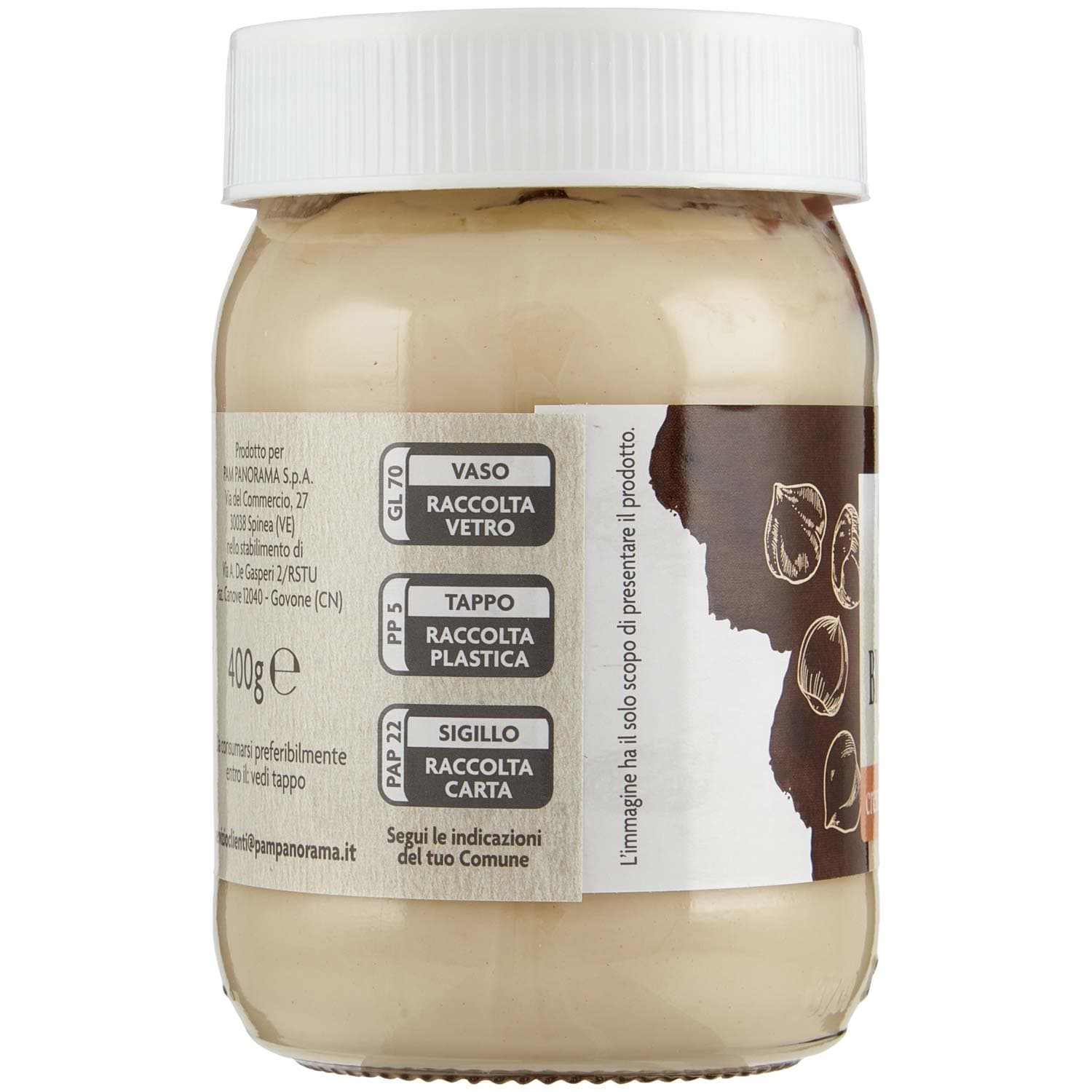 PAM Qualità per te Bicolore crema spalmabile 400 g – immagine 3