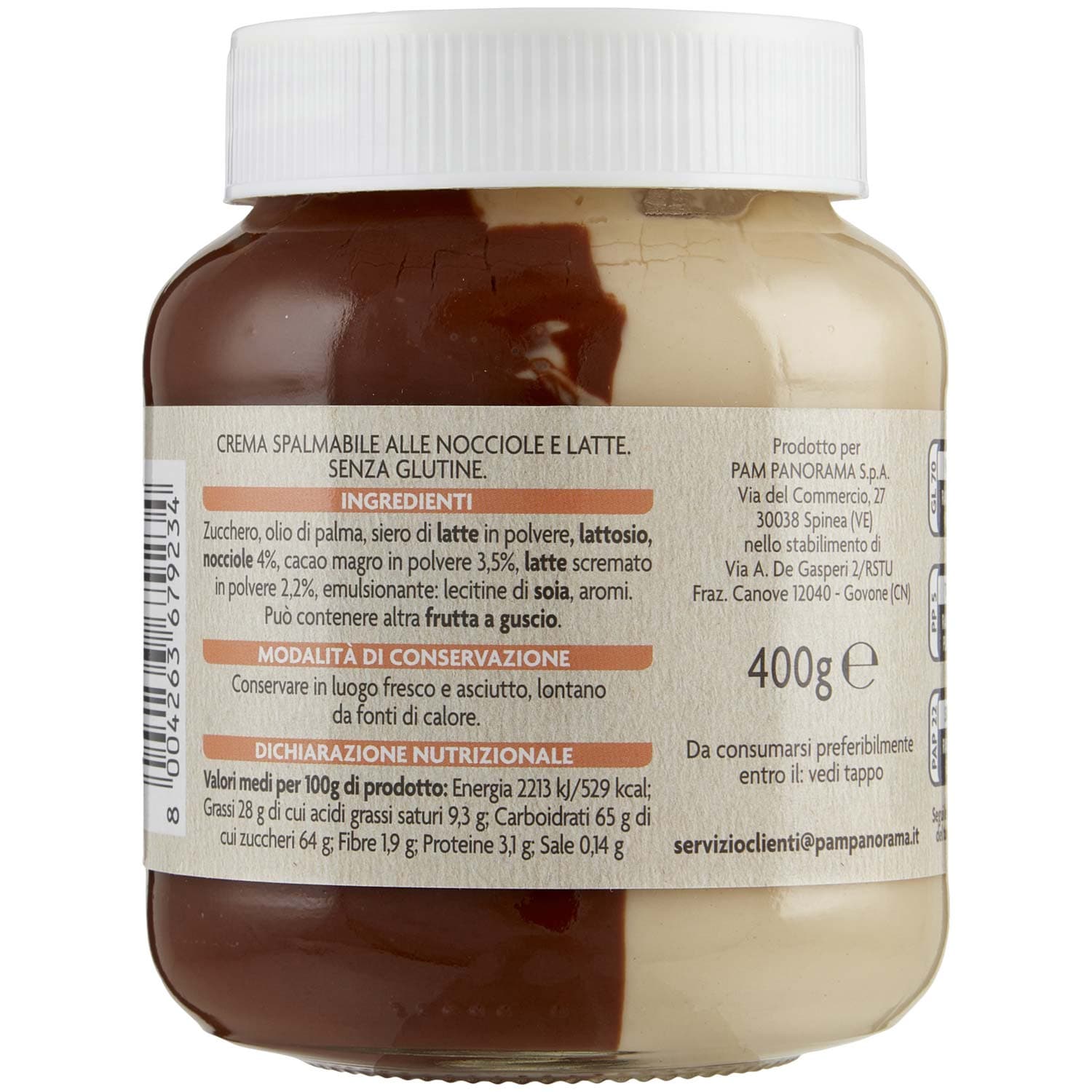 PAM Qualità per te Bicolore crema spalmabile 400 g – immagine 4