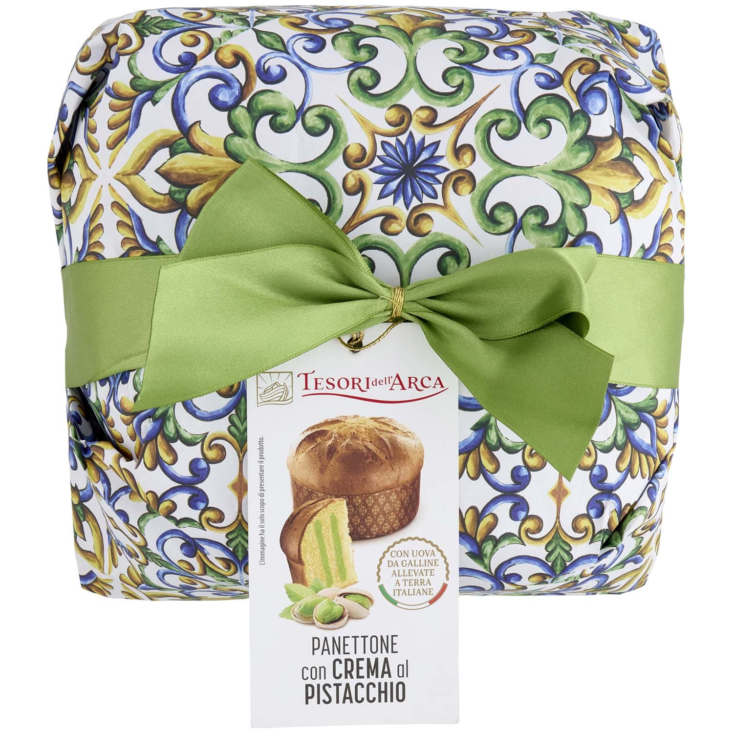 TESORI DELL'ARCA Panettone con Crema al Pistacchio 1000 g – immagine 2