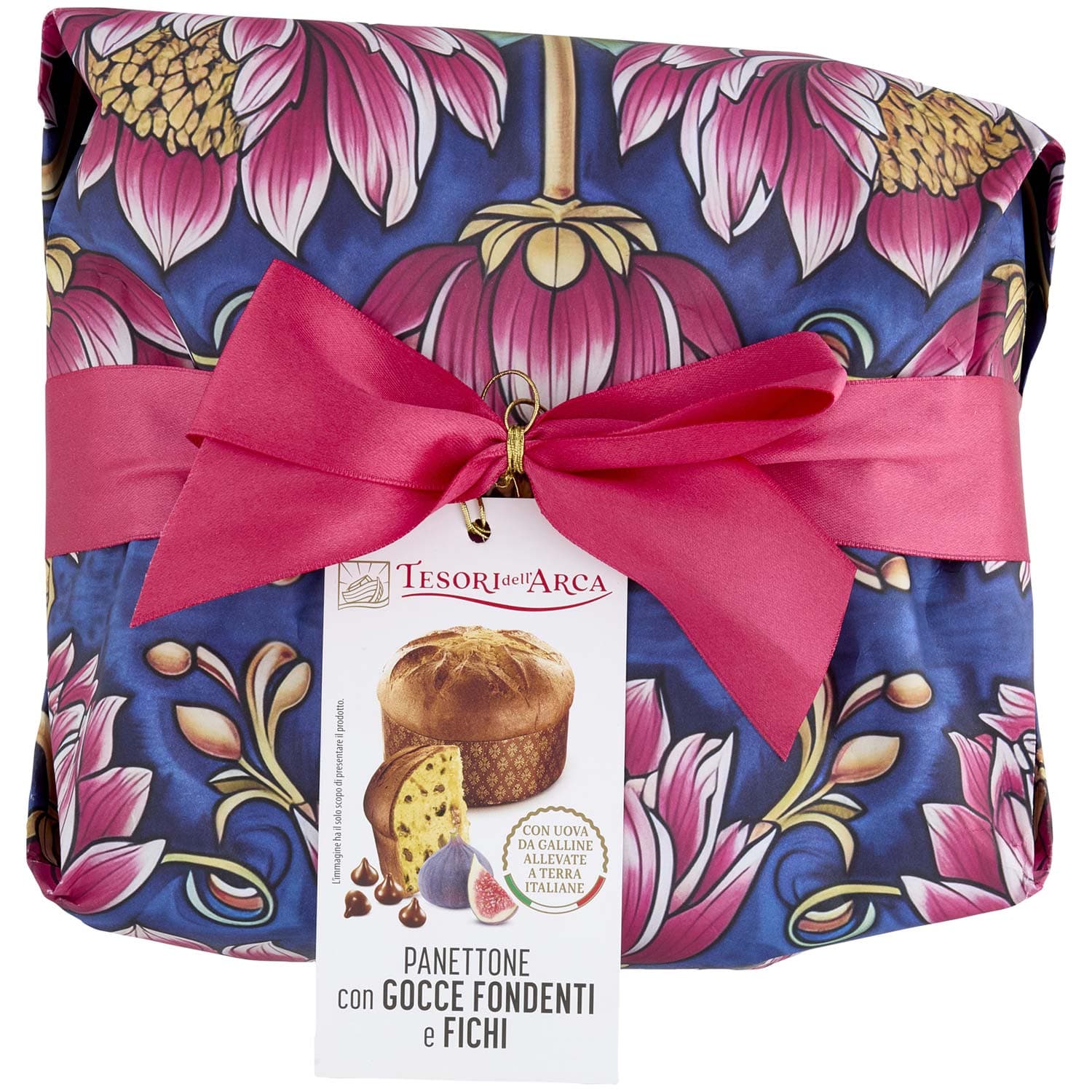 TESORI DELL'ARCA Panettone con Gocce Fondenti e Fichi 1000 g – immagine 2