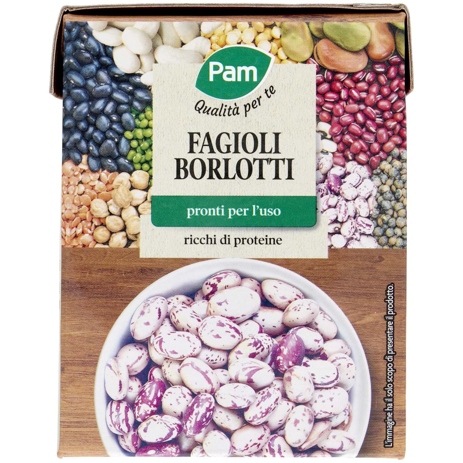 PAM Qualità per te Fagioli Borlotti 380 g – immagine 4