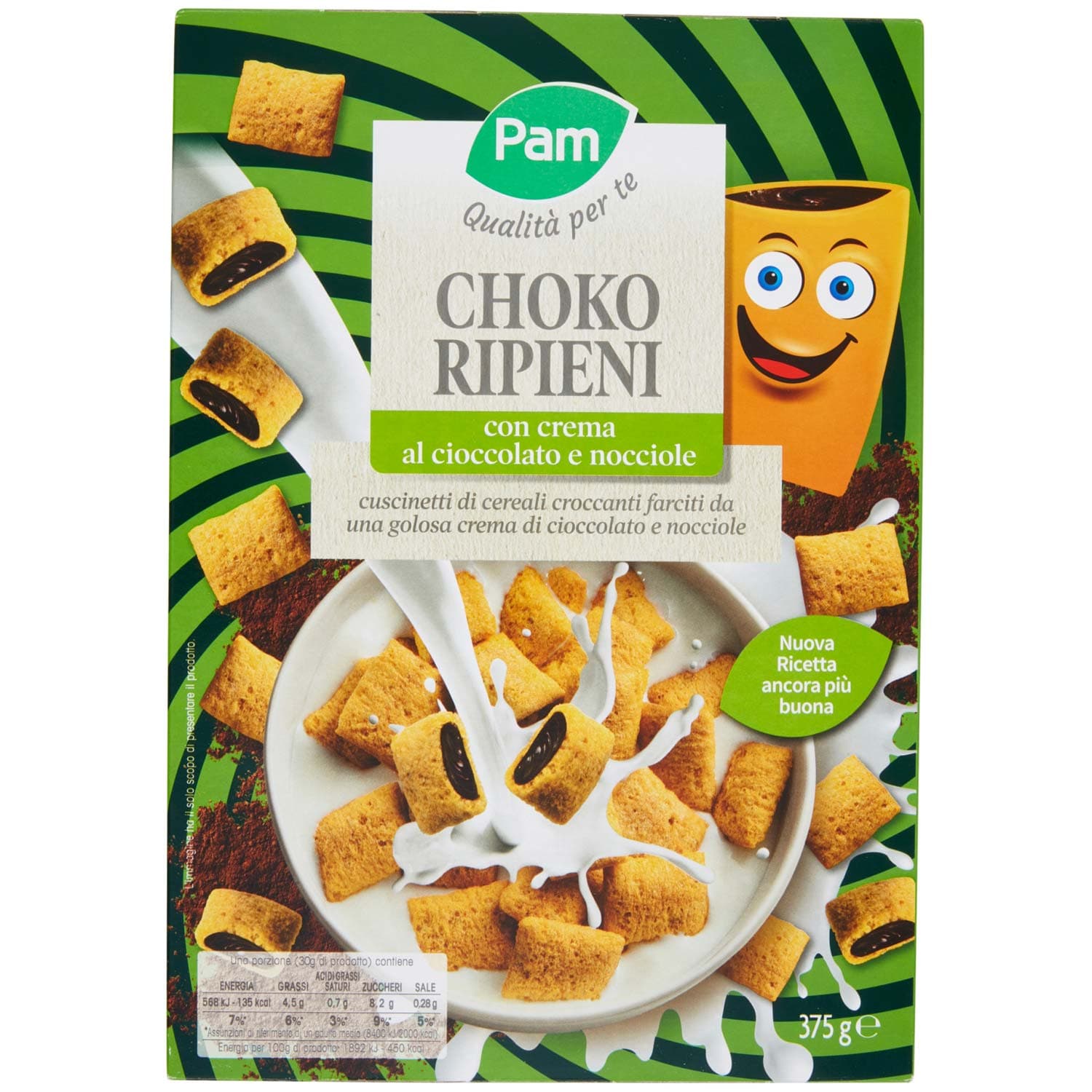 PAM Qualità per te Choko Ripieni con crema al cioccolato e nocciole 375 g – immagine 2