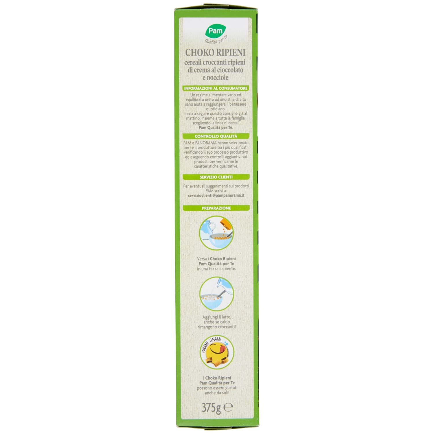 PAM Qualità per te Choko Ripieni con crema al cioccolato e nocciole 375 g – immagine 3