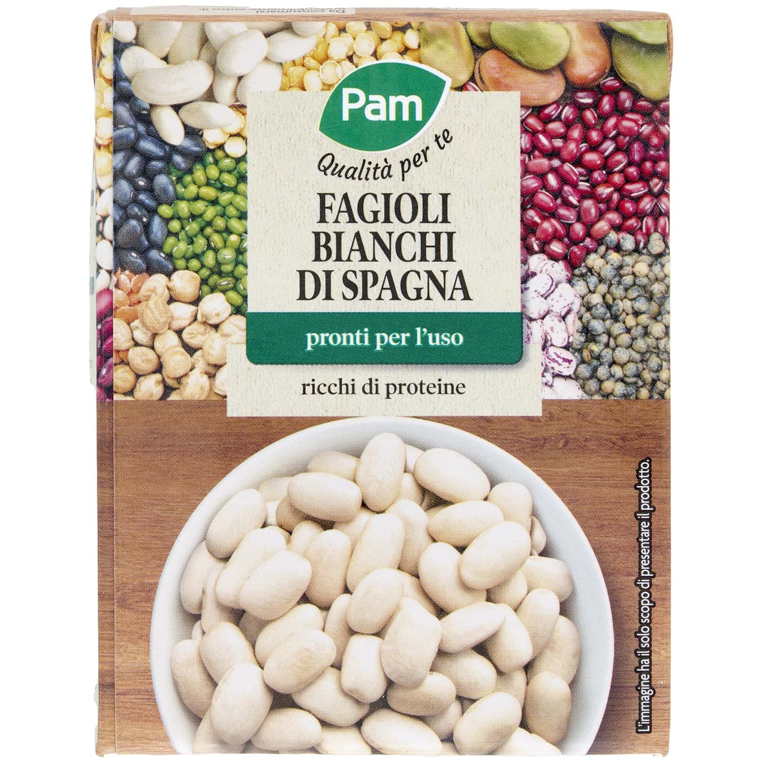 PAM Qualità per te Fagioli Bianchi di Spagna 380 g – immagine 2