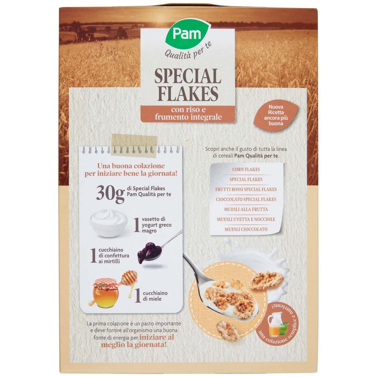 PAM Qualità per te Special Flakes con riso e frumento integrale 375 g – immagine 4