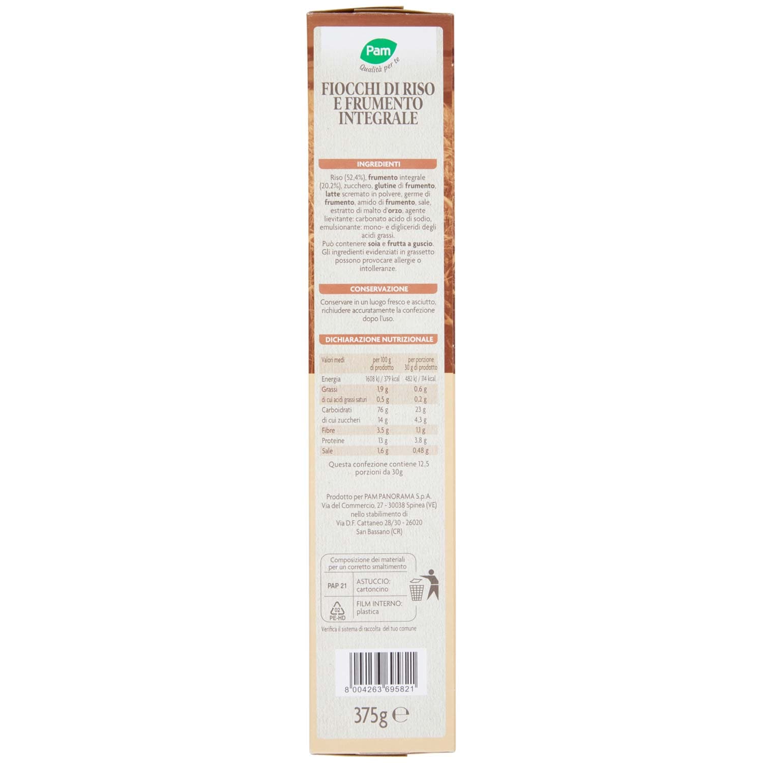 PAM Qualità per te Special Flakes con riso e frumento integrale 375 g – immagine 5