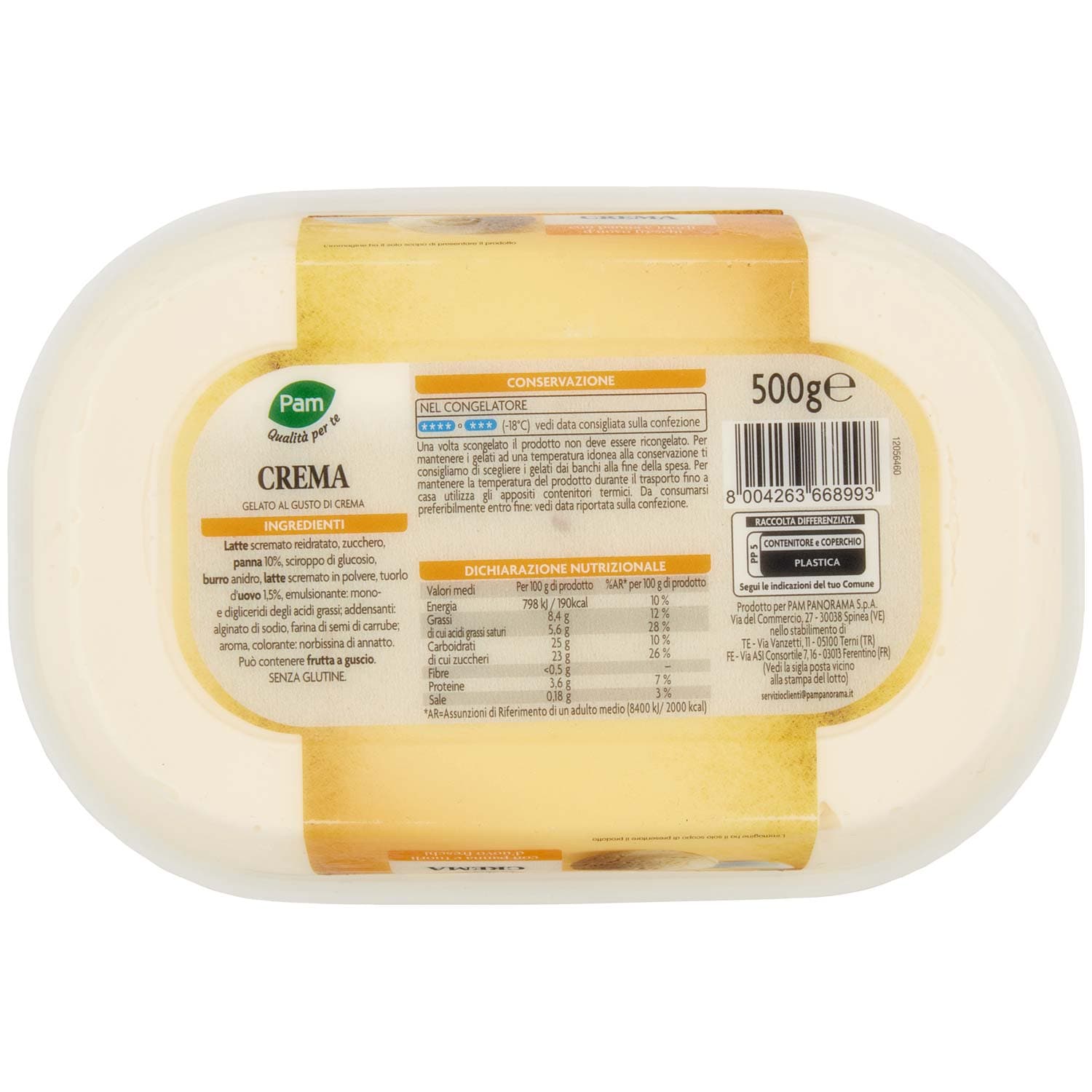 PAM PANORAMA Gelato alla Crema 500 g – immagine 4