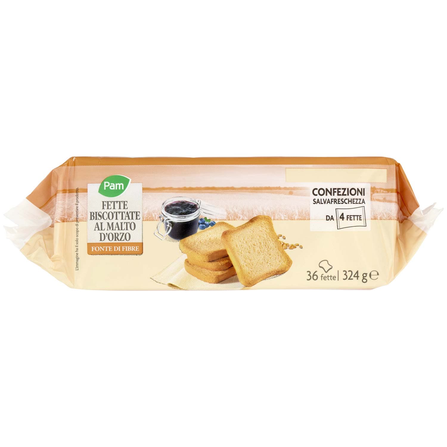 PAM Fette Biscottate al Malto d'Orzo 324 g – immagine 6