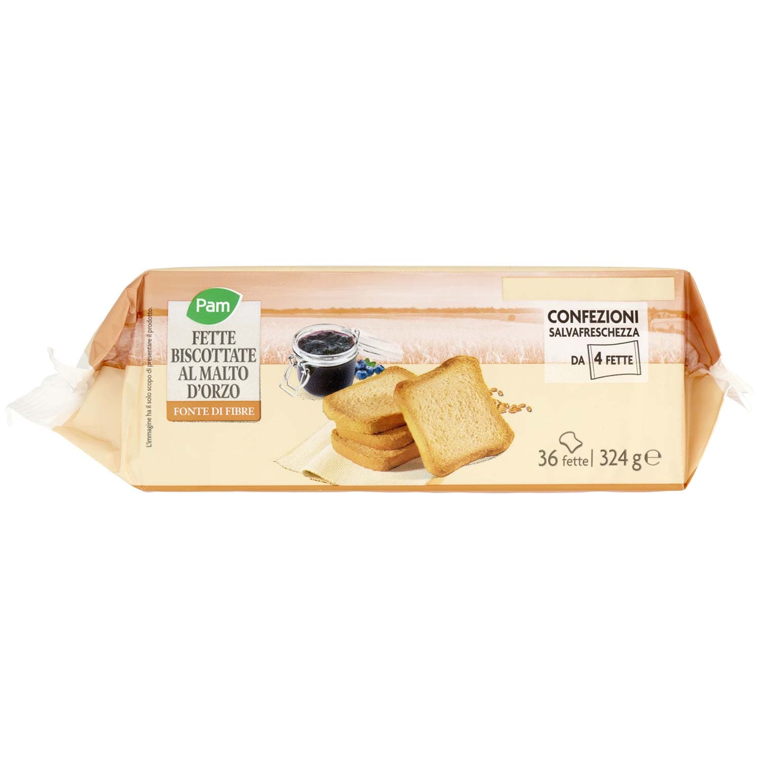 PAM Fette Biscottate al Malto d'Orzo 324 g – immagine 7