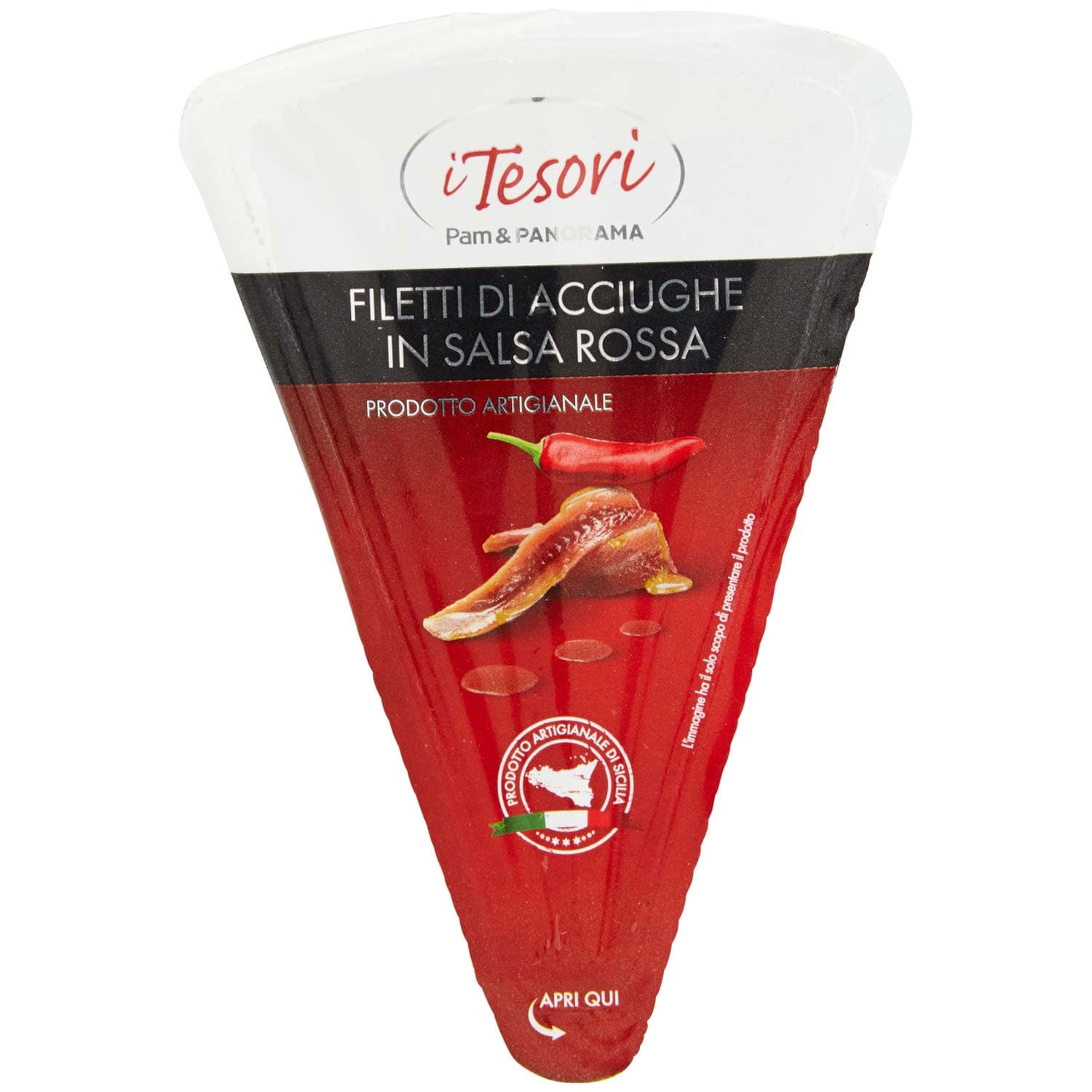 I TESORI Filetti di Acciughe in Salsa Rossa 80 g – immagine 2