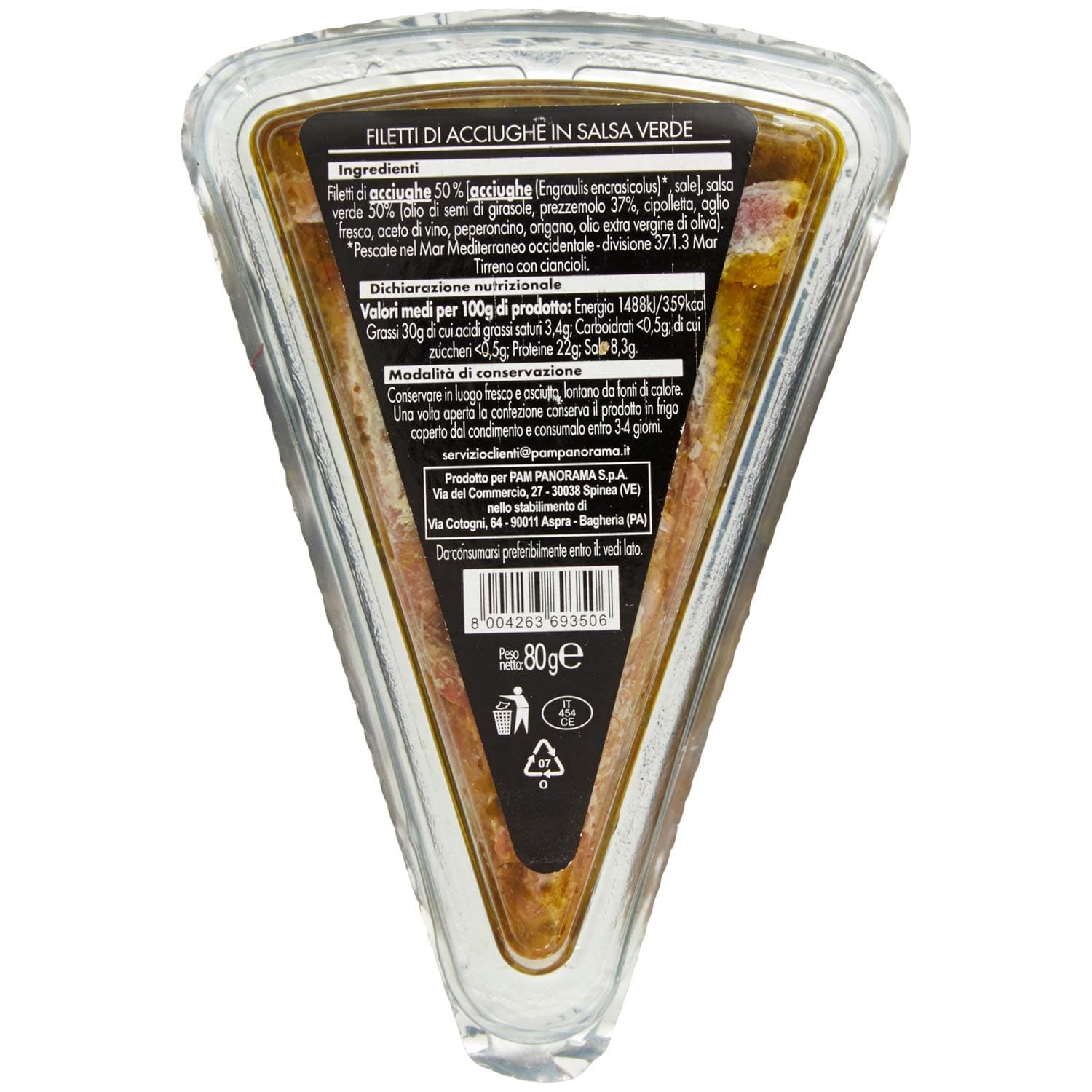 I TESORI Filetti di Acciughe in Salsa Verde 80 g – immagine 4