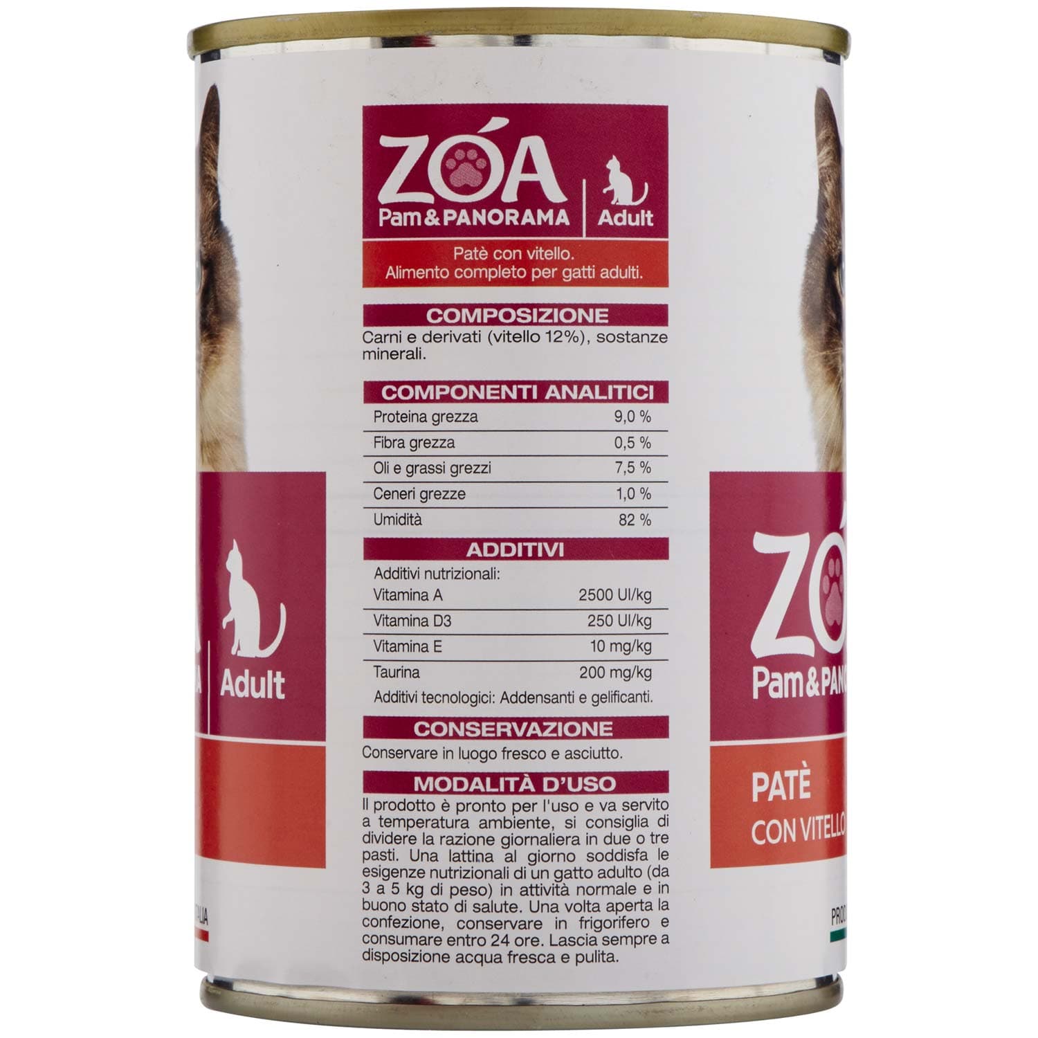 ZOA Adult Patè con Vitello 400 g – immagine 5