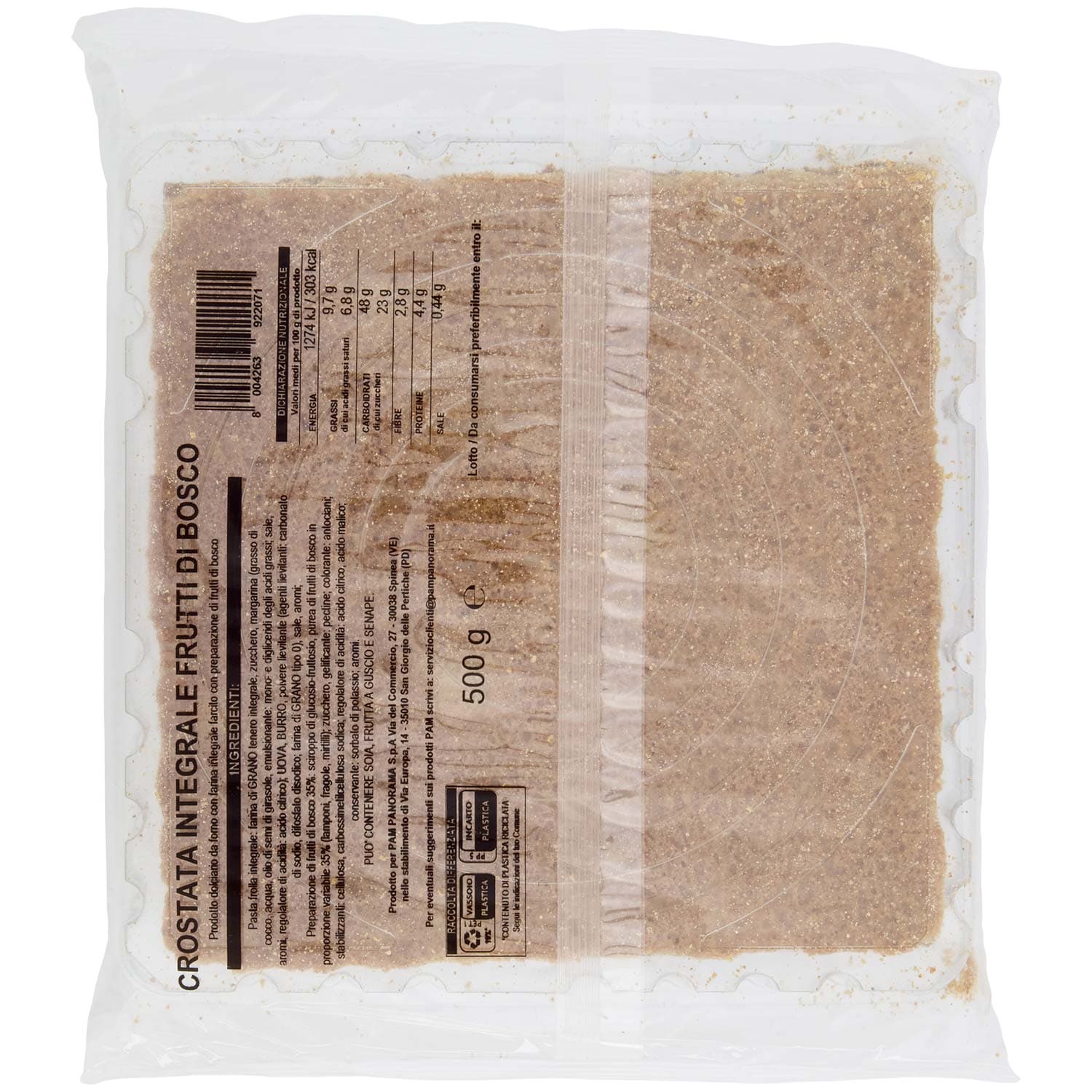 TESORI DELL'ARCA Crostata Artigianale Frutti di Bosco Integrale 500 g – immagine 4