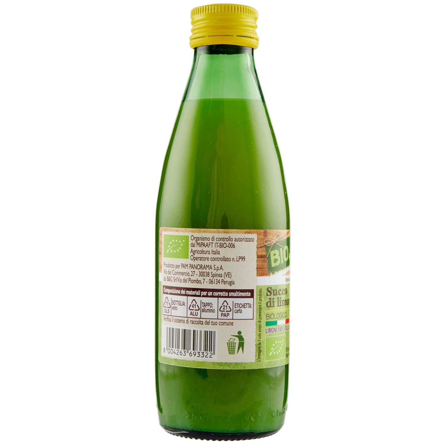 BIO Succo di limone Biologico 250 ml – immagine 3