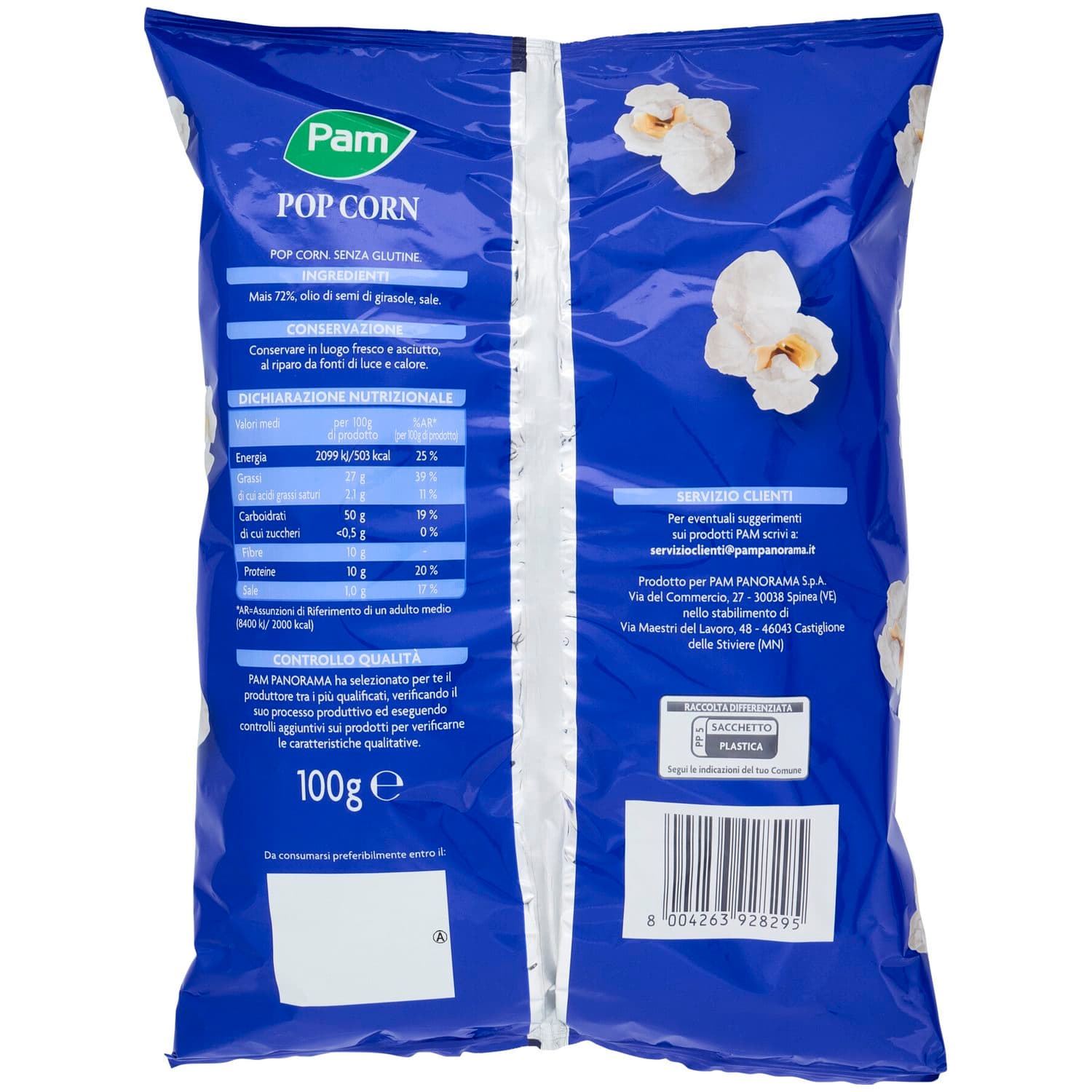 PAM Pop Corn Sfiziosi 100 g – immagine 4