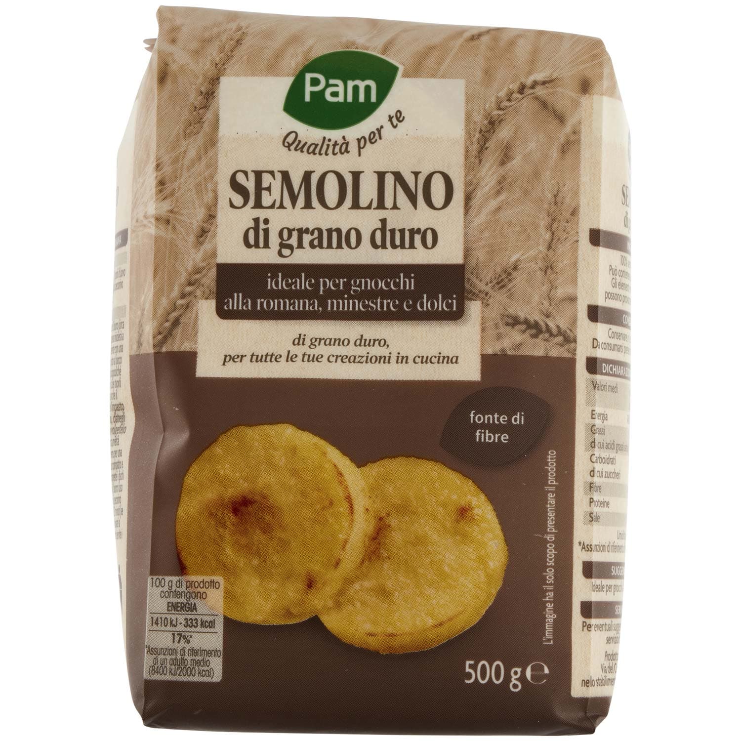 PAM PANORAMA Semolino di grano duro 500 g – immagine 2