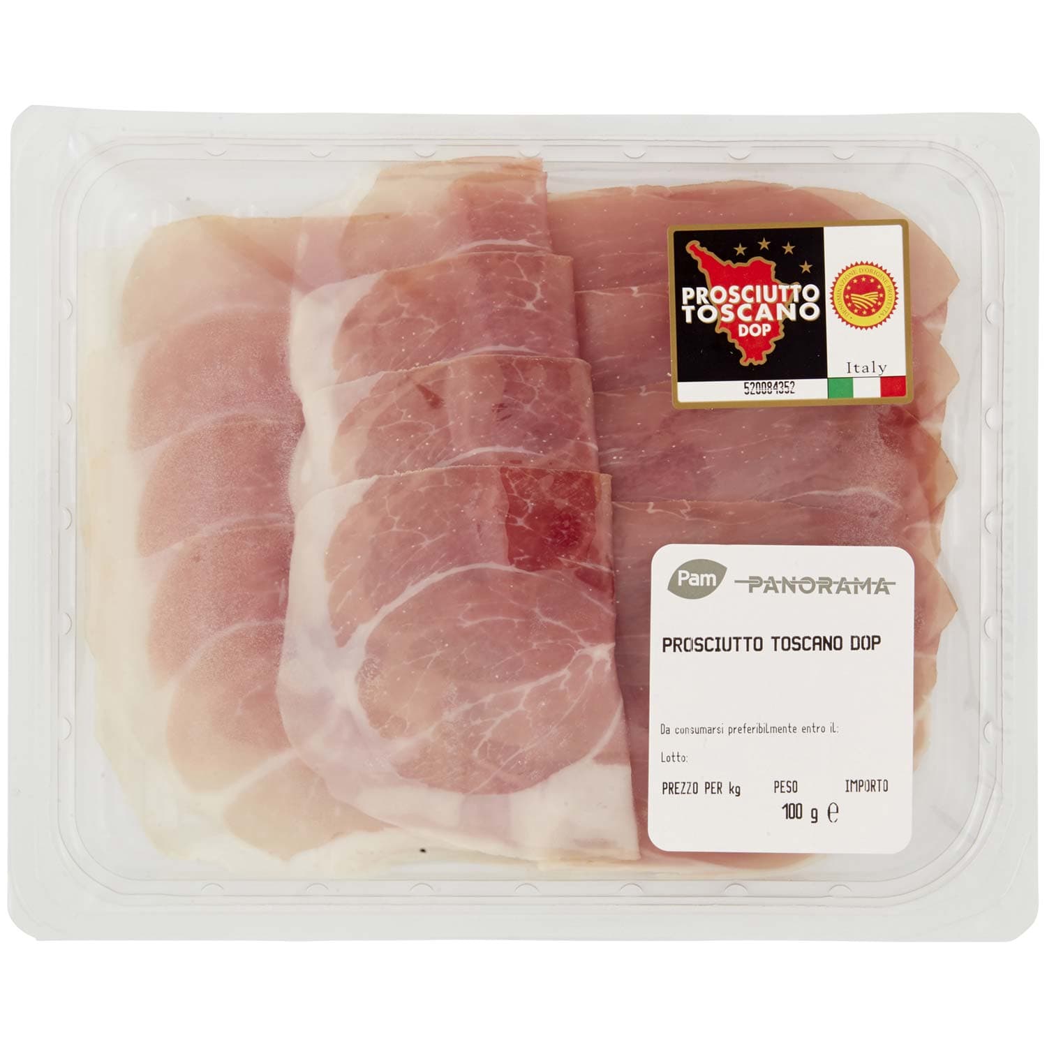 PAM PANORAMA Prosciutto Toscano DOP 100 g – immagine 2