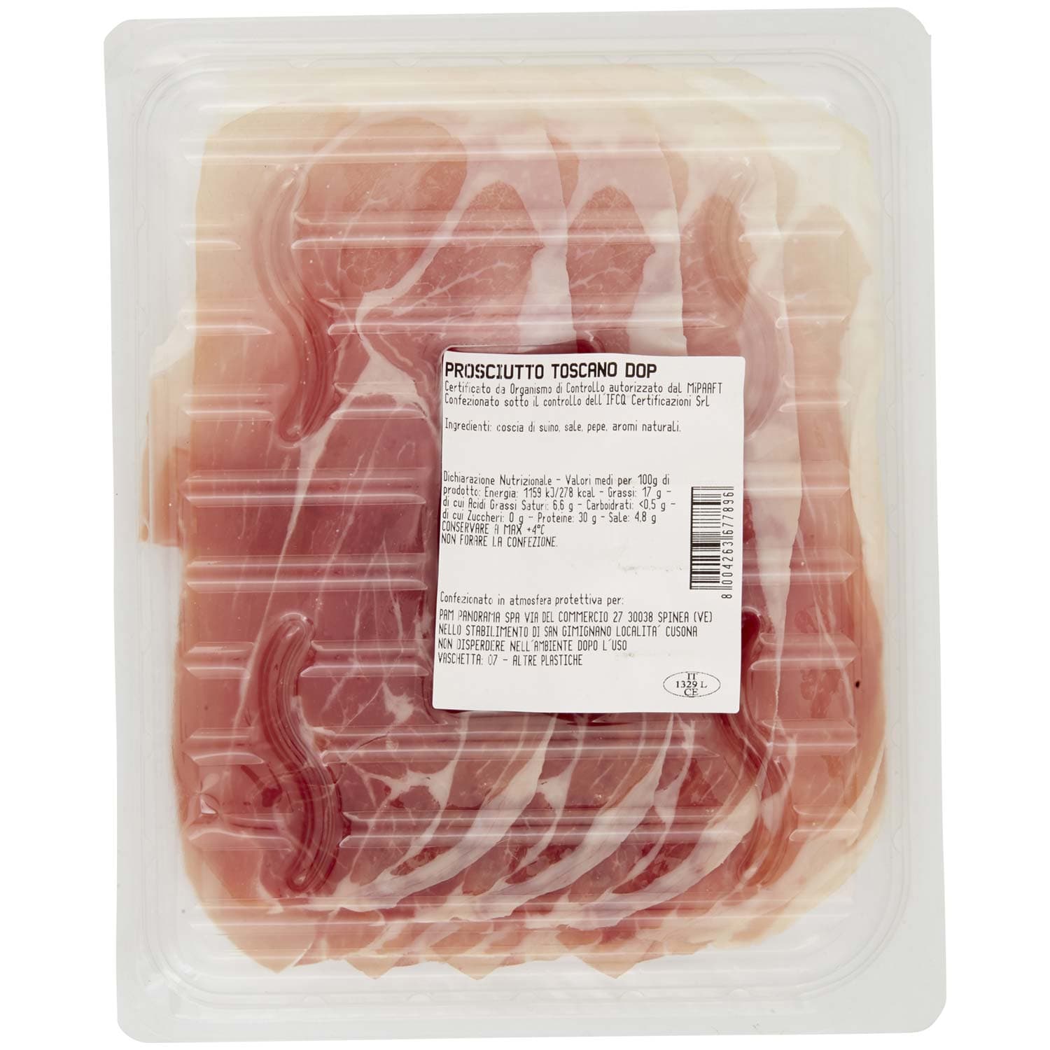 PAM PANORAMA Prosciutto Toscano DOP 100 g – immagine 4
