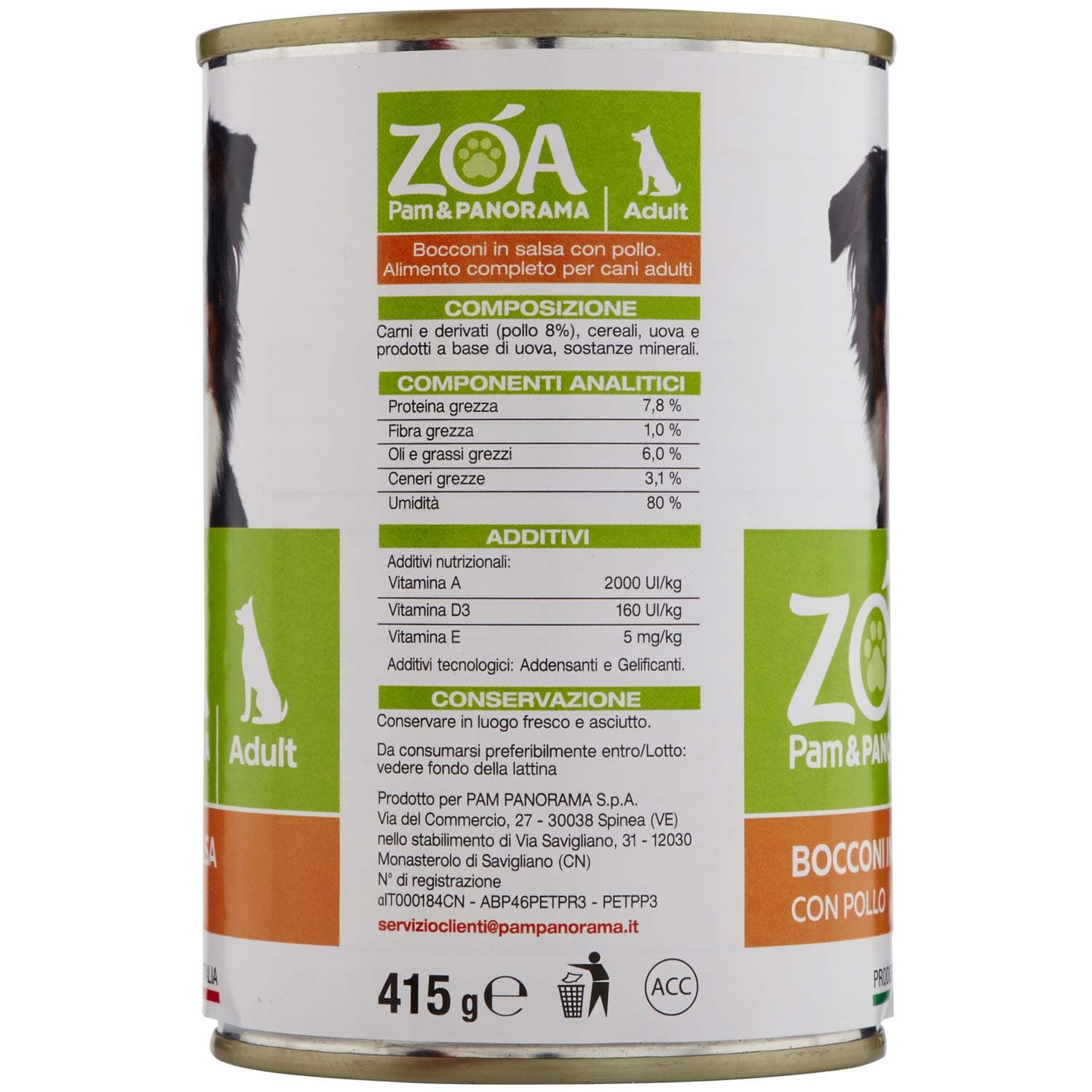 ZOA Adult Bocconi in Salsa con Pollo 415 g – immagine 5