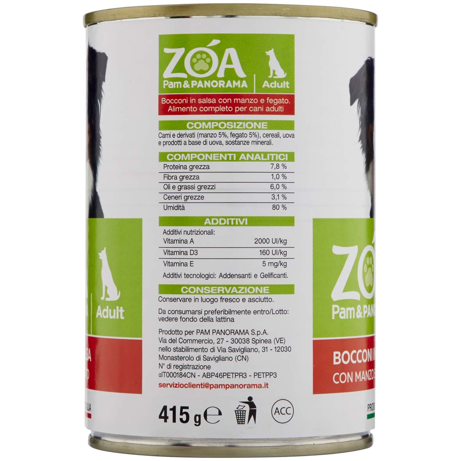 ZOA Adult Bocconi in Salsa con Manzo e Fegato 415 g – immagine 5
