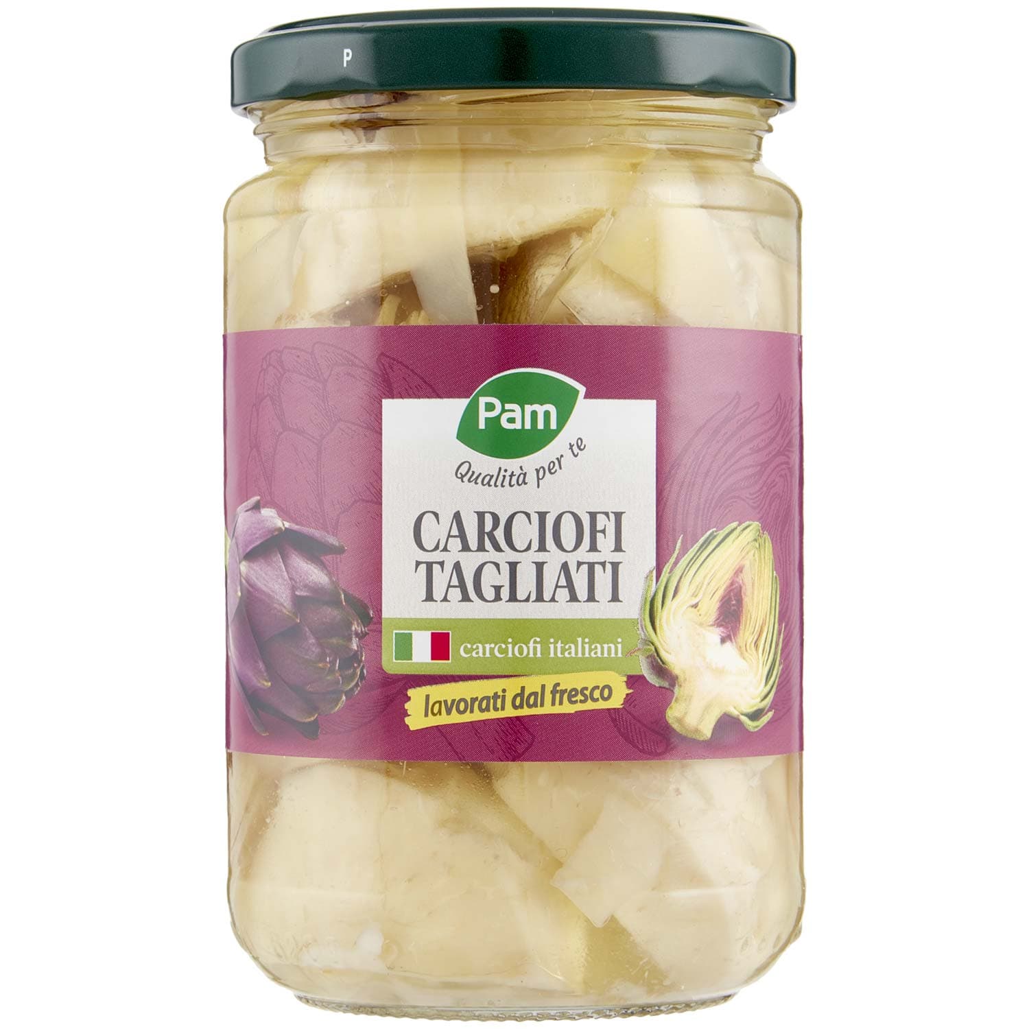 PAM PANORAMA Carciofini Tagliati all'Olio di Semi di Girasole 280 g – immagine 2