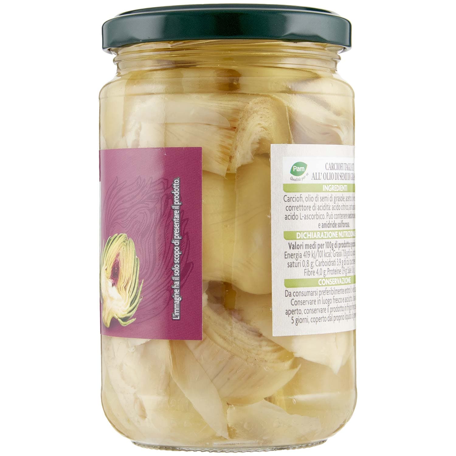 PAM PANORAMA Carciofini Tagliati all'Olio di Semi di Girasole 280 g – immagine 5