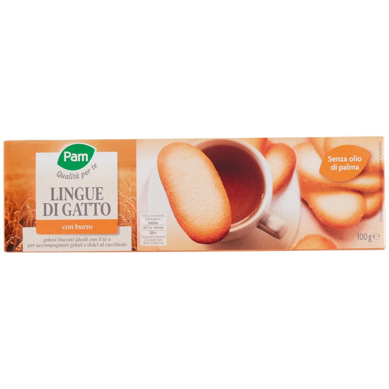 PAM Qualità per te Lingue di Gatto 100 g – immagine 2