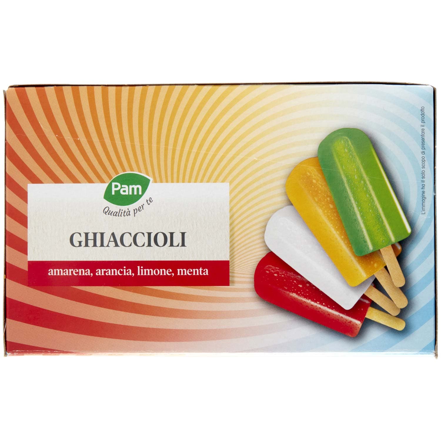 PAM Qualità per te Ghiaccioli amarena, arancia, limone, menta 20 x 70 g – immagine 5