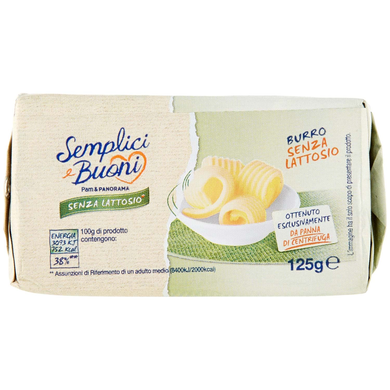SEMPLICI E BUONI Senza Lattosio Burro 125 g – immagine 2