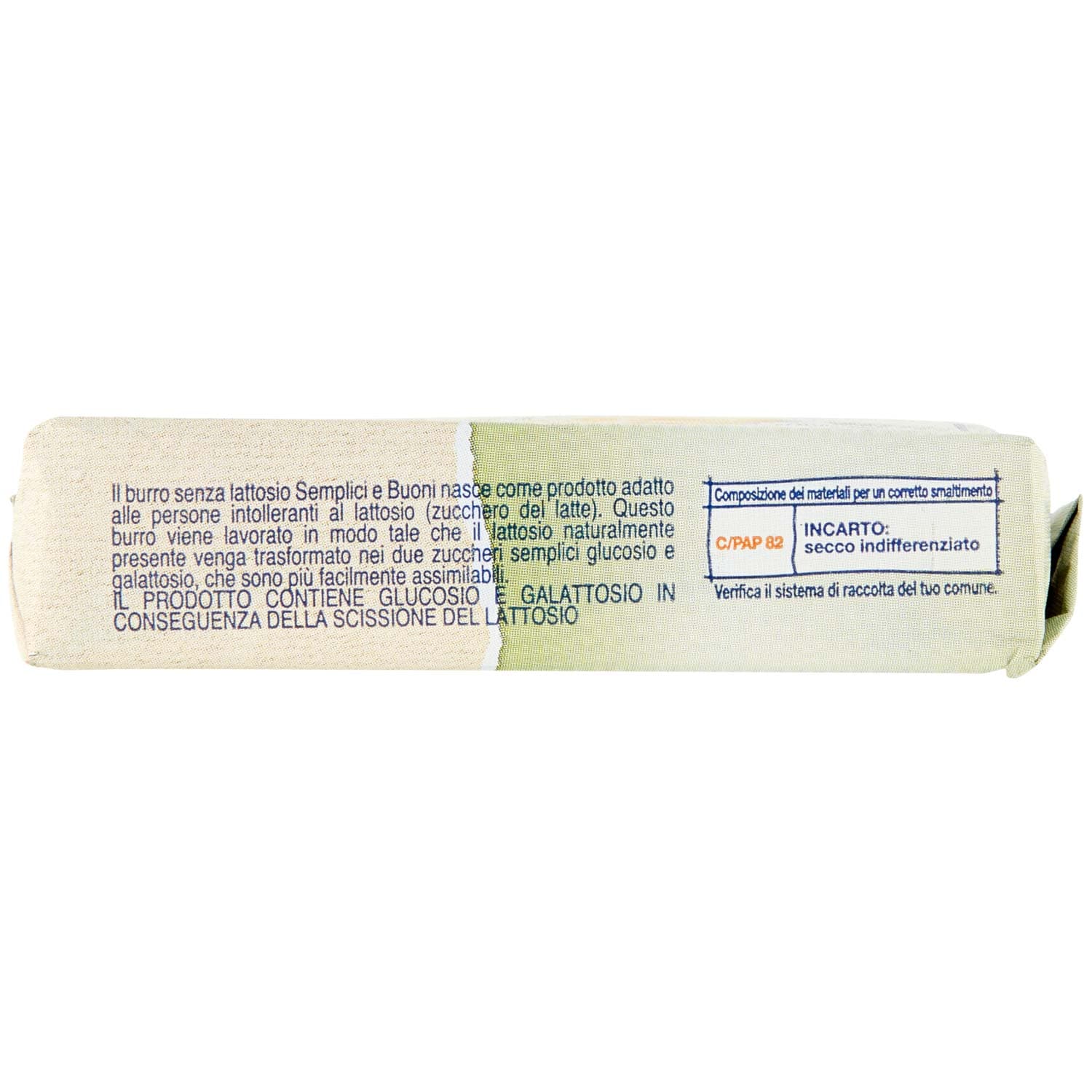 SEMPLICI E BUONI Senza Lattosio Burro 125 g – immagine 7