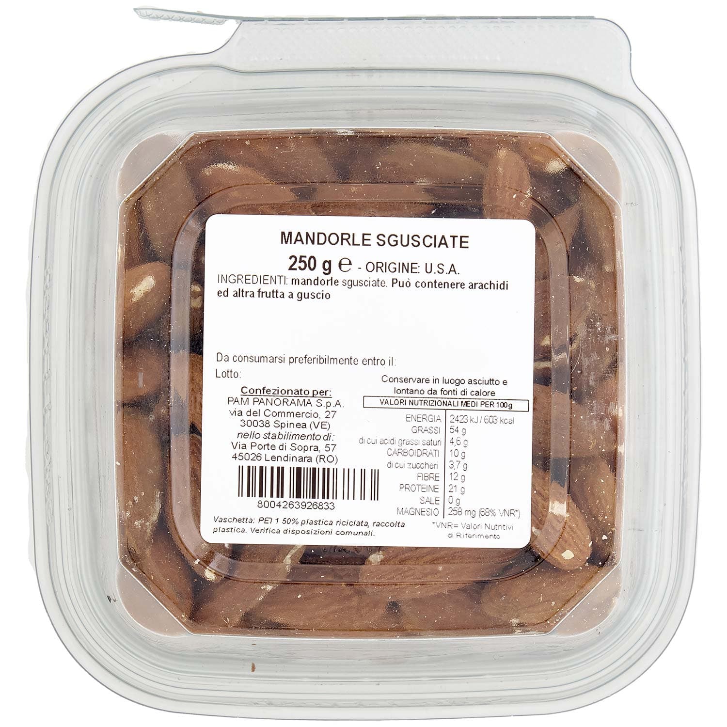 PAM Mandorle Sgusciate 250 g – immagine 4