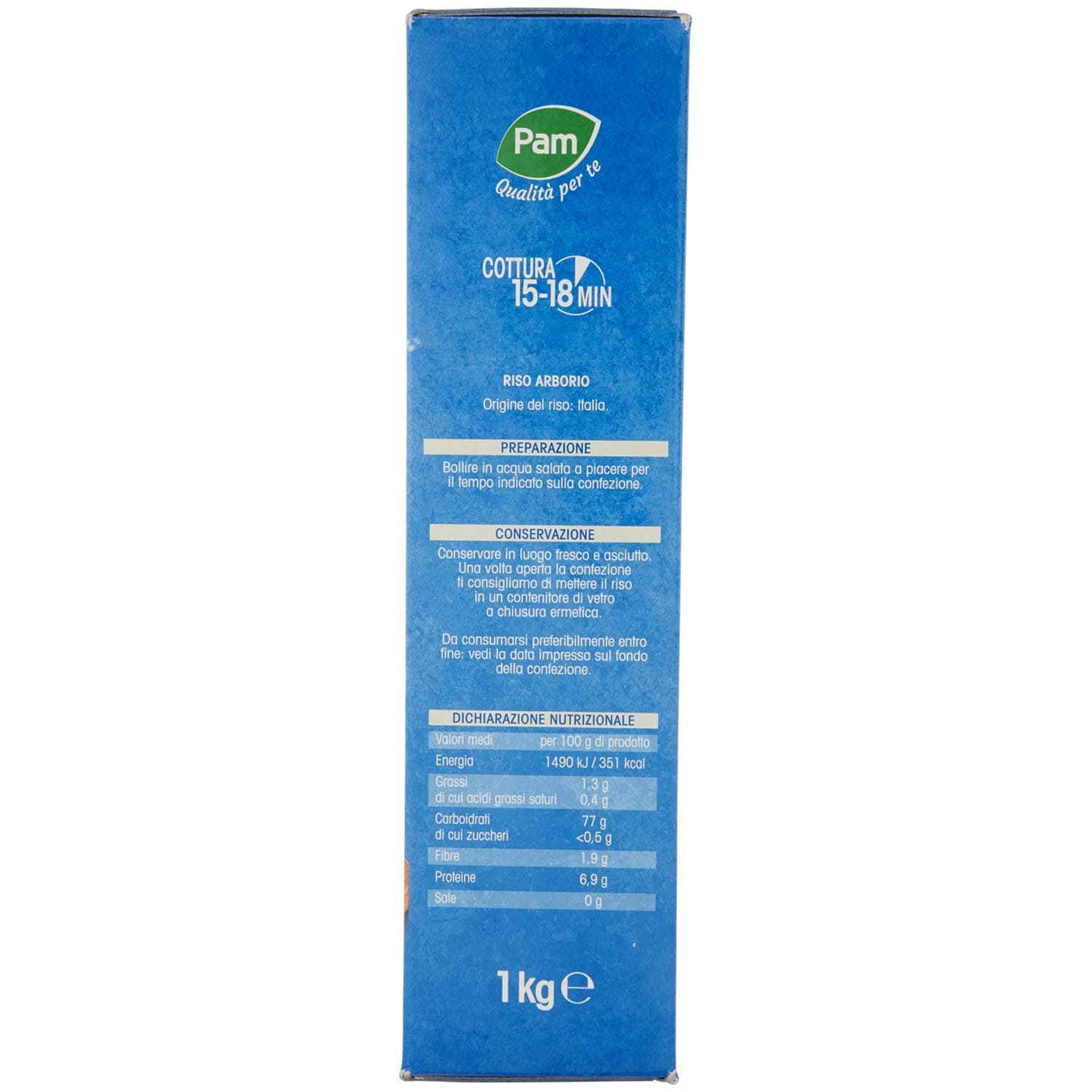PAM Qualità per te Riso Arborio 1 kg – immagine 5