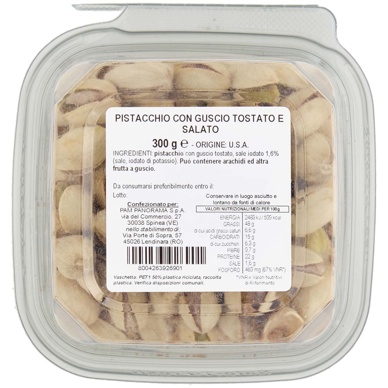 PAM Pistacchi Tostati e Salati 300 g – immagine 4